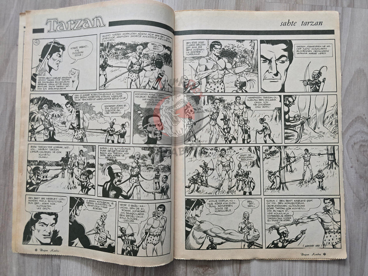 Doğan Kardeş 1971 Magazine #32 Turkish Comic Turkey Sinbad the Sailor Alice In Wonderland