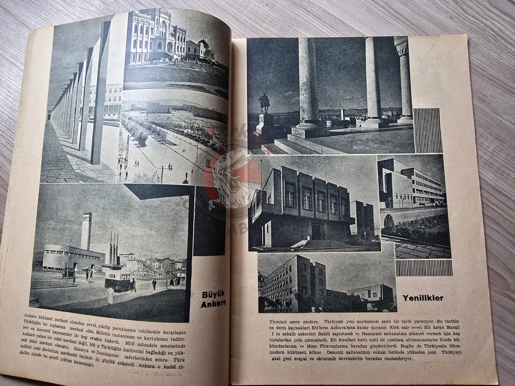 Faik Sabri – Turkey Today 1938 Turkish Book Turkey Illustrated