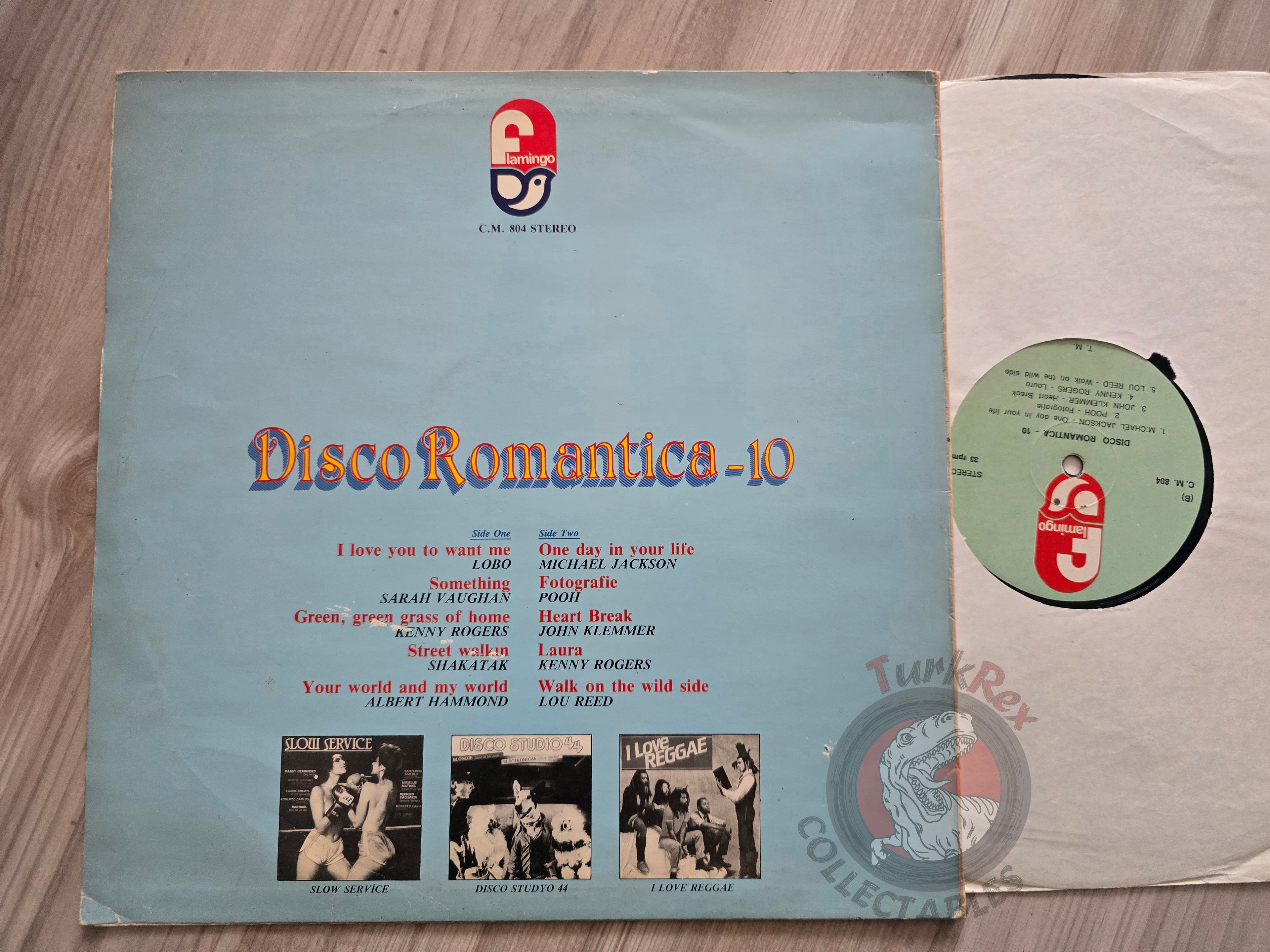 Various – Disco Romantica 10 Turkish Pressing Vinyl Turkey Edition Michael Jackson