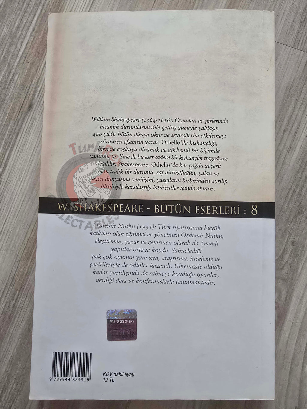 William Shakespeare – Othello 2009 Turkish Book Turkey