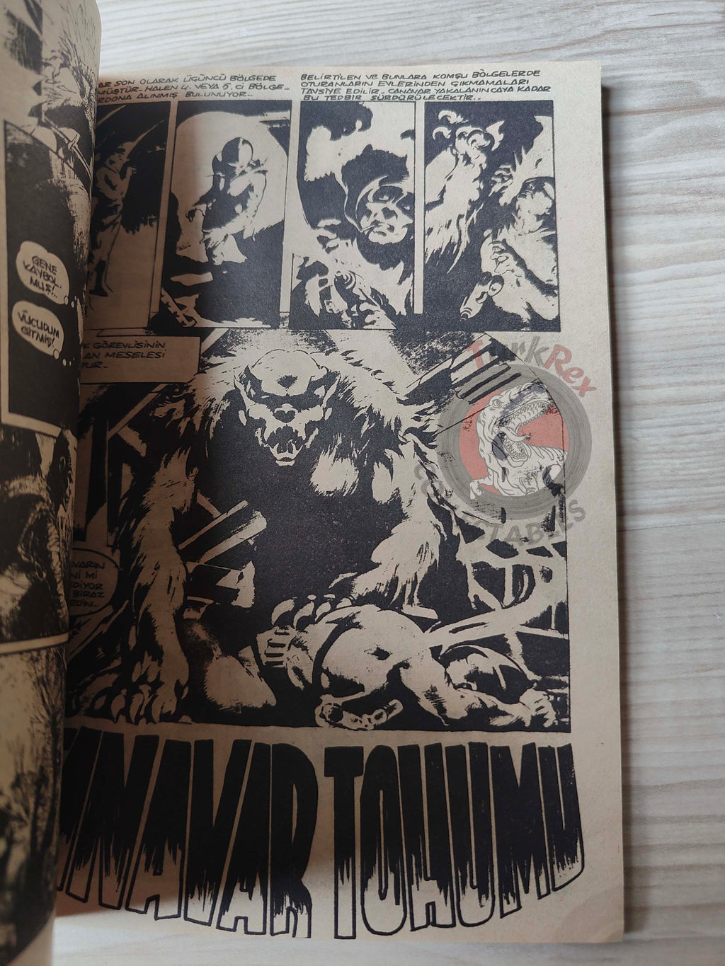 Süper Korku Cilt #26 late 80s Turkish Comic Turkey Warren Creepy Eerie Boris Vallejo