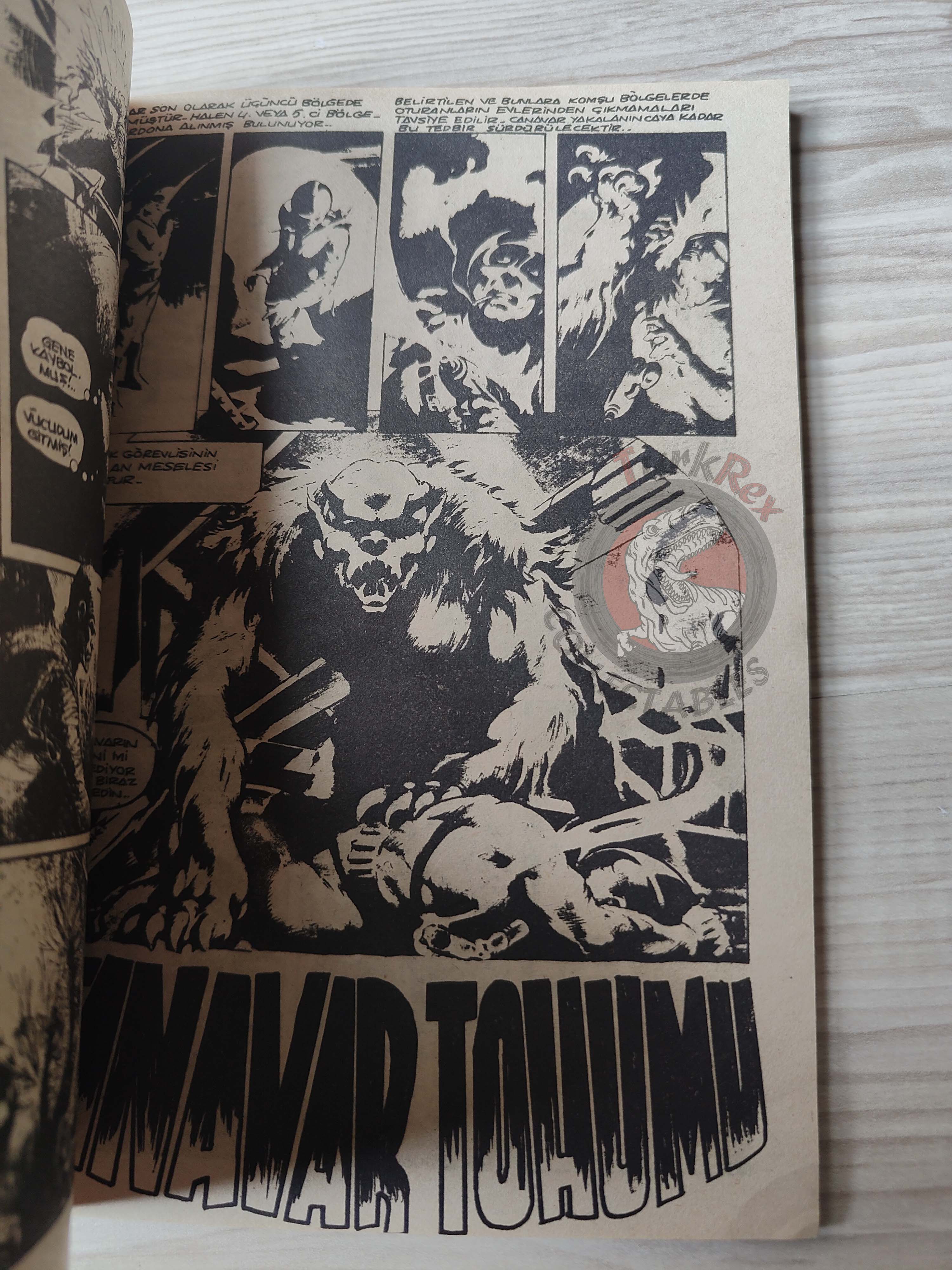 Süper Korku Cilt #26 late 80s Turkish Comic Turkey Warren Creepy Eerie Boris Vallejo
