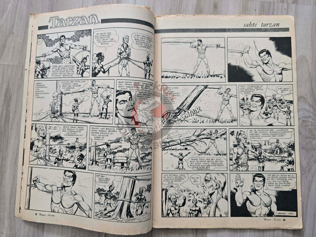 Doğan Kardeş 1971 Magazine #33 Turkish Comic Turkey Sinbad the Sailor Alice In Wonderland