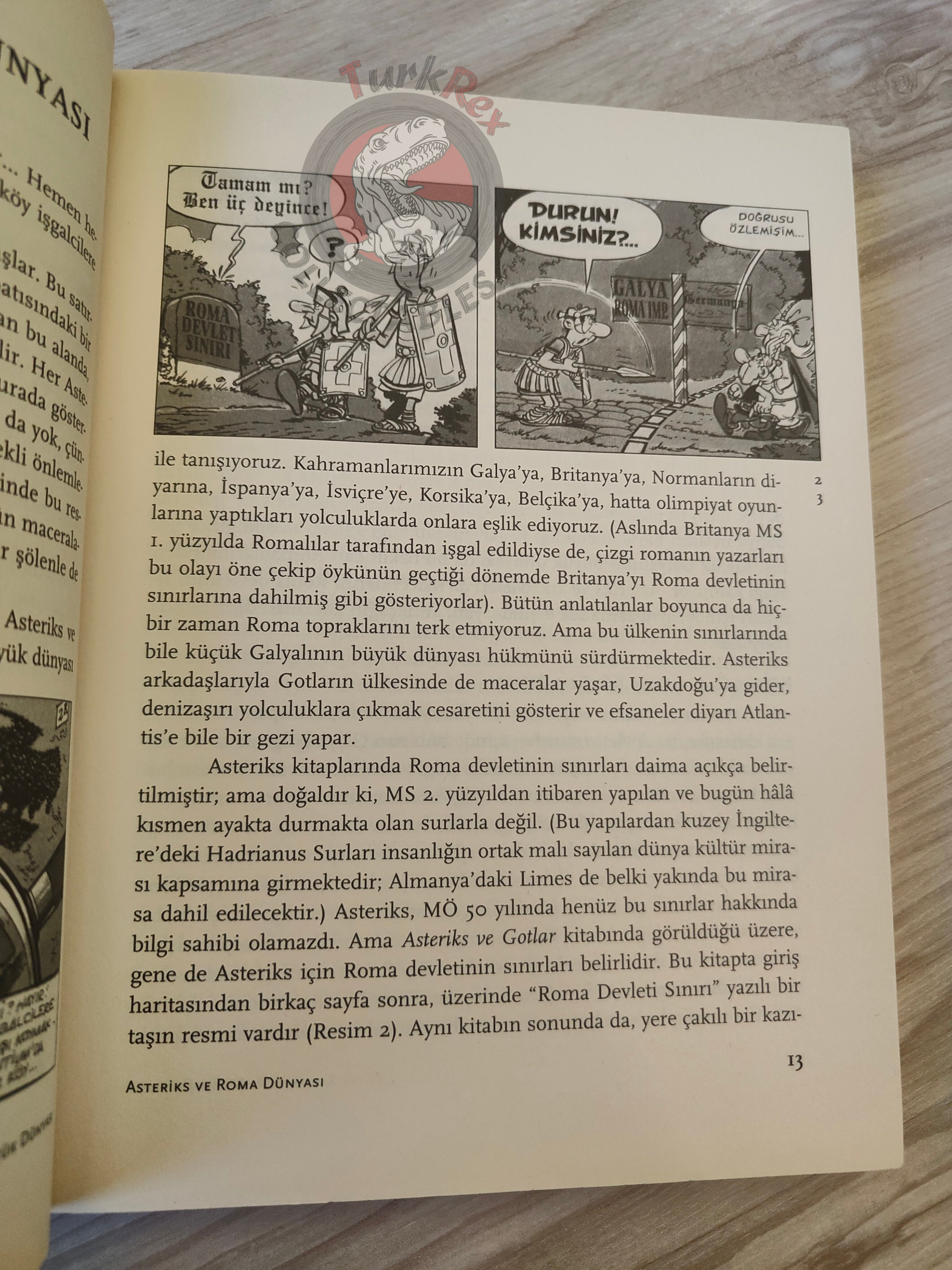 Asterix and the Roman World - Kai Brodersen 2002 Turkish Comic Turkey Book