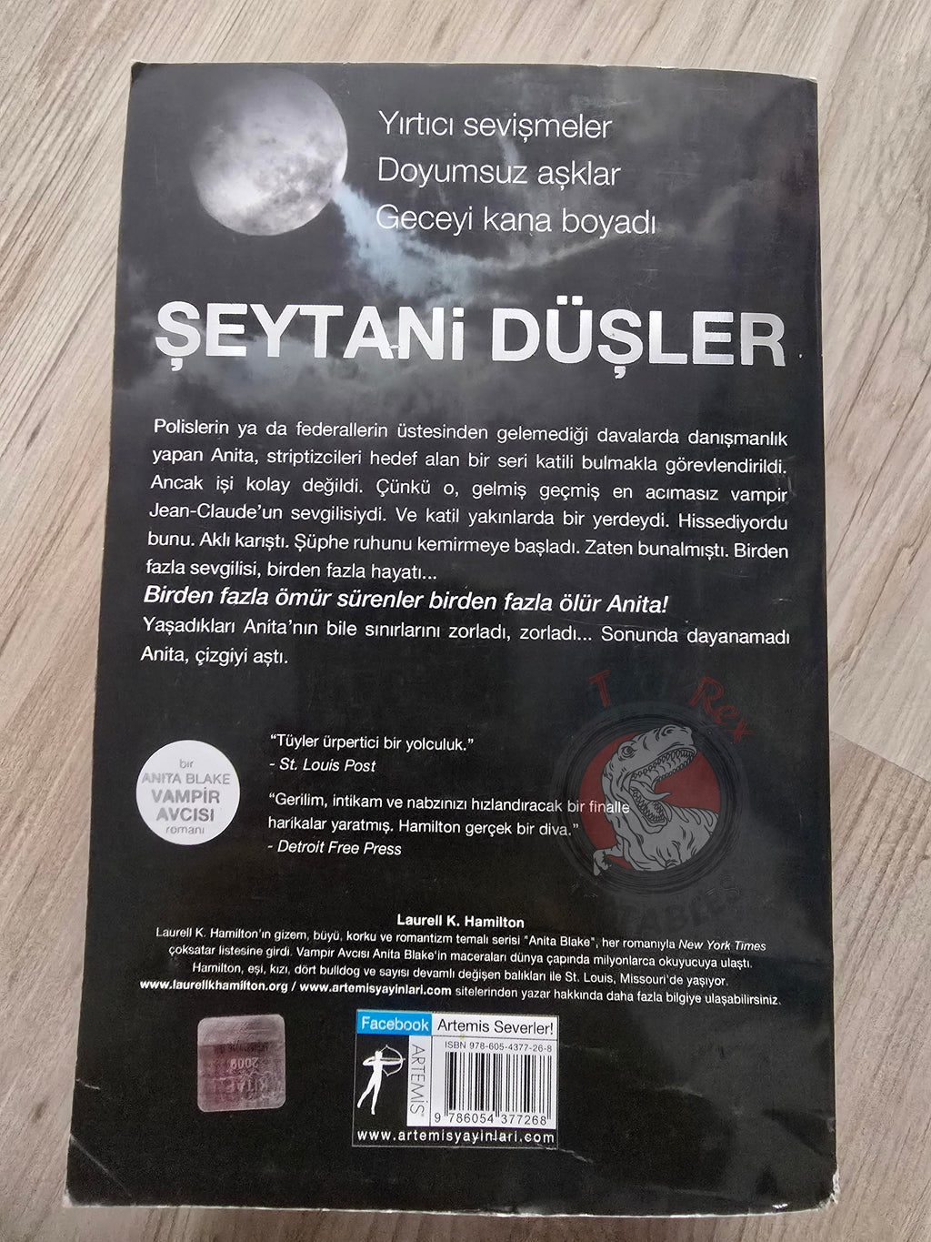 Laurell K. Hamilton – Incubus Dreams 2010 1st Turkish Book Turkey Anita Blake: Vampire Hunter