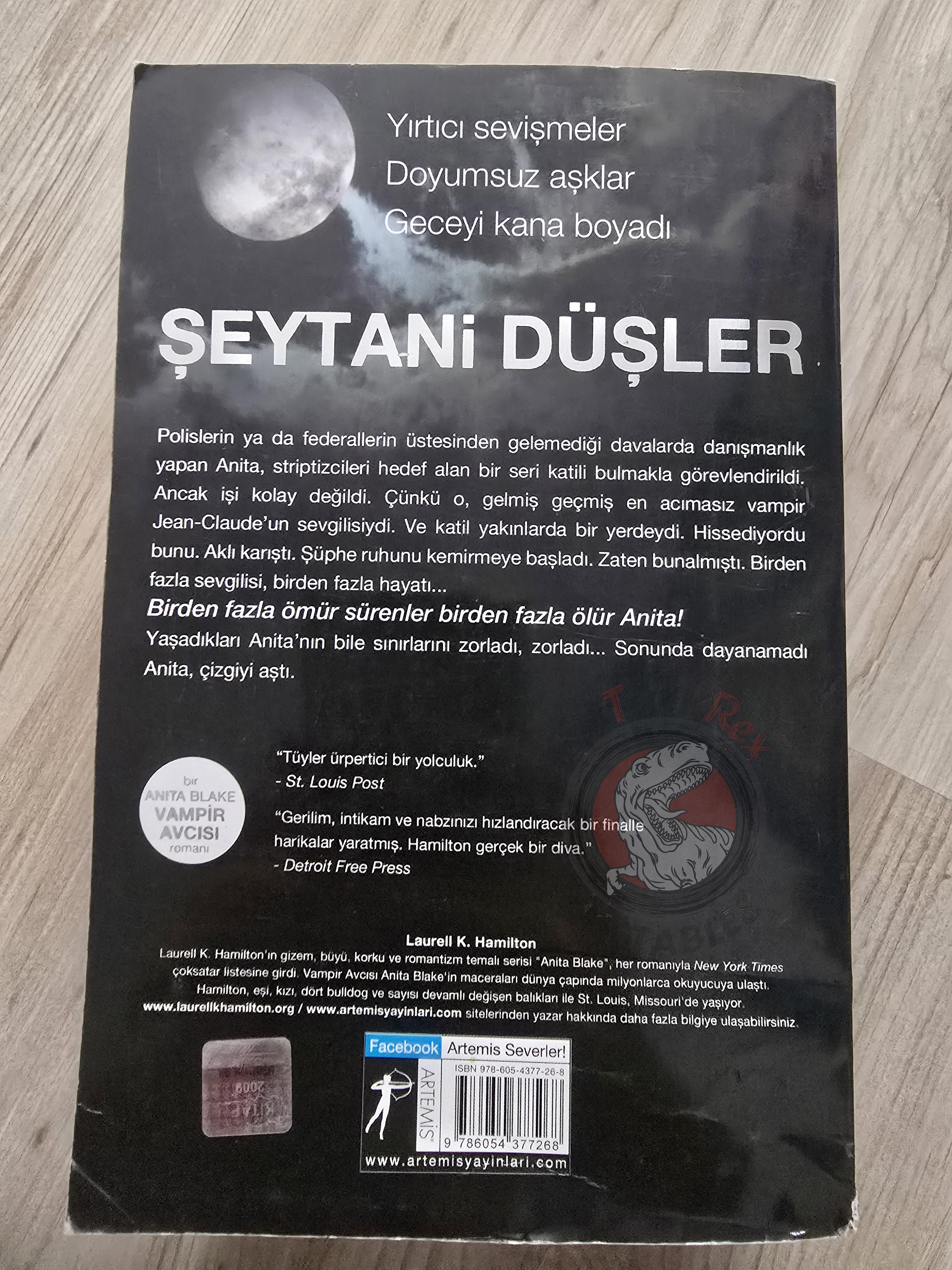 Laurell K. Hamilton – Incubus Dreams 2010 1st Turkish Book Turkey Anita Blake: Vampire Hunter