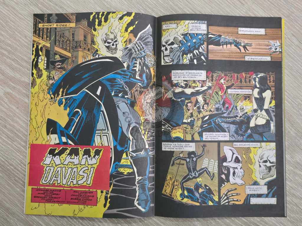 X-Men #9 1997 Turkish Comic Turkey X-Men #8 Ghost Rider #26