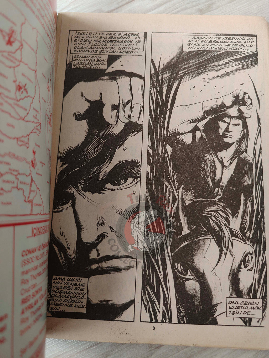 Conan Volume #32 Turkish Comic Turkey Conan & Tarzan Red Sonja #207