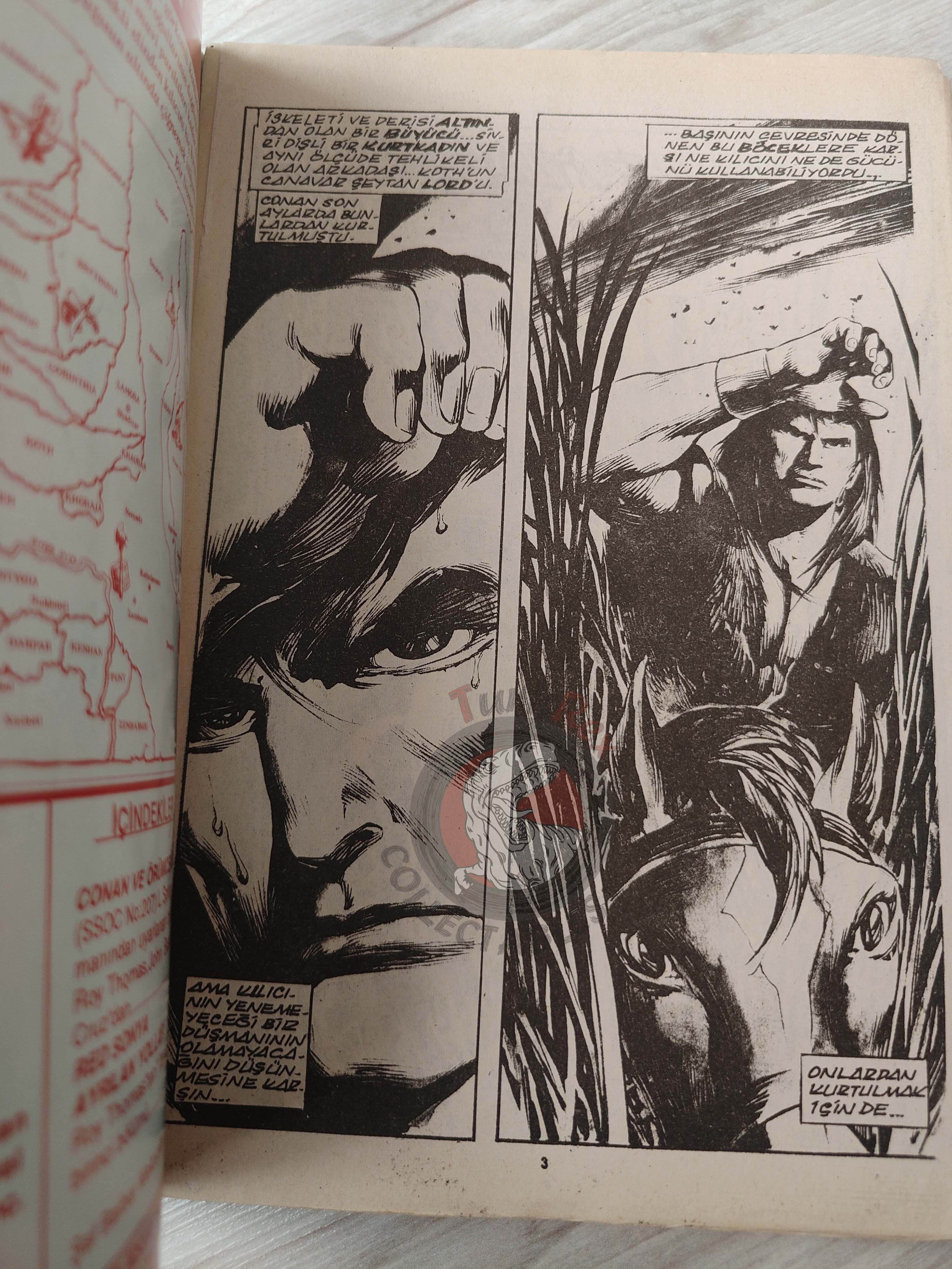 Conan Volume #32 Turkish Comic Turkey Conan & Tarzan Red Sonja #207