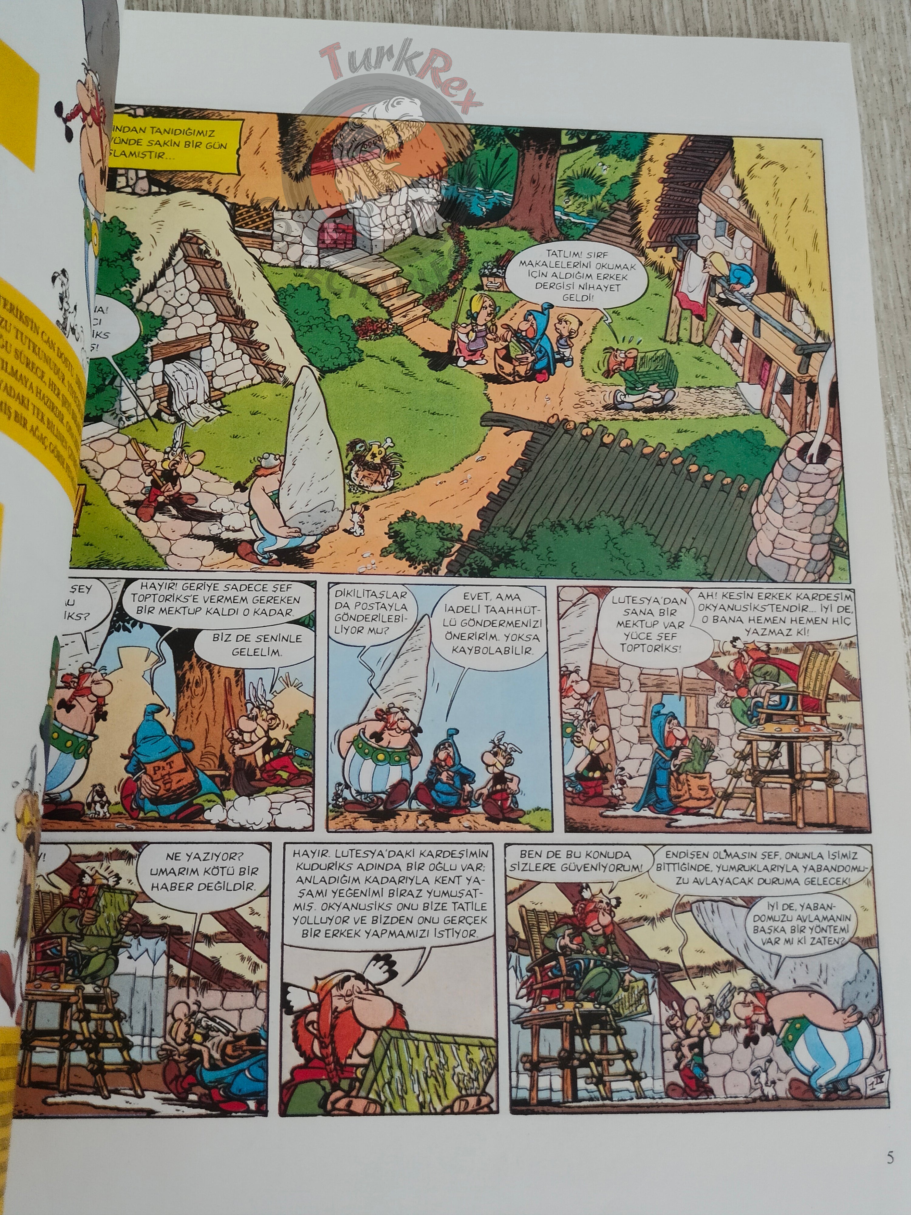 Asterix – Asterix and the Normans 1999 1st Edition Turkish Edition Comic Turkey