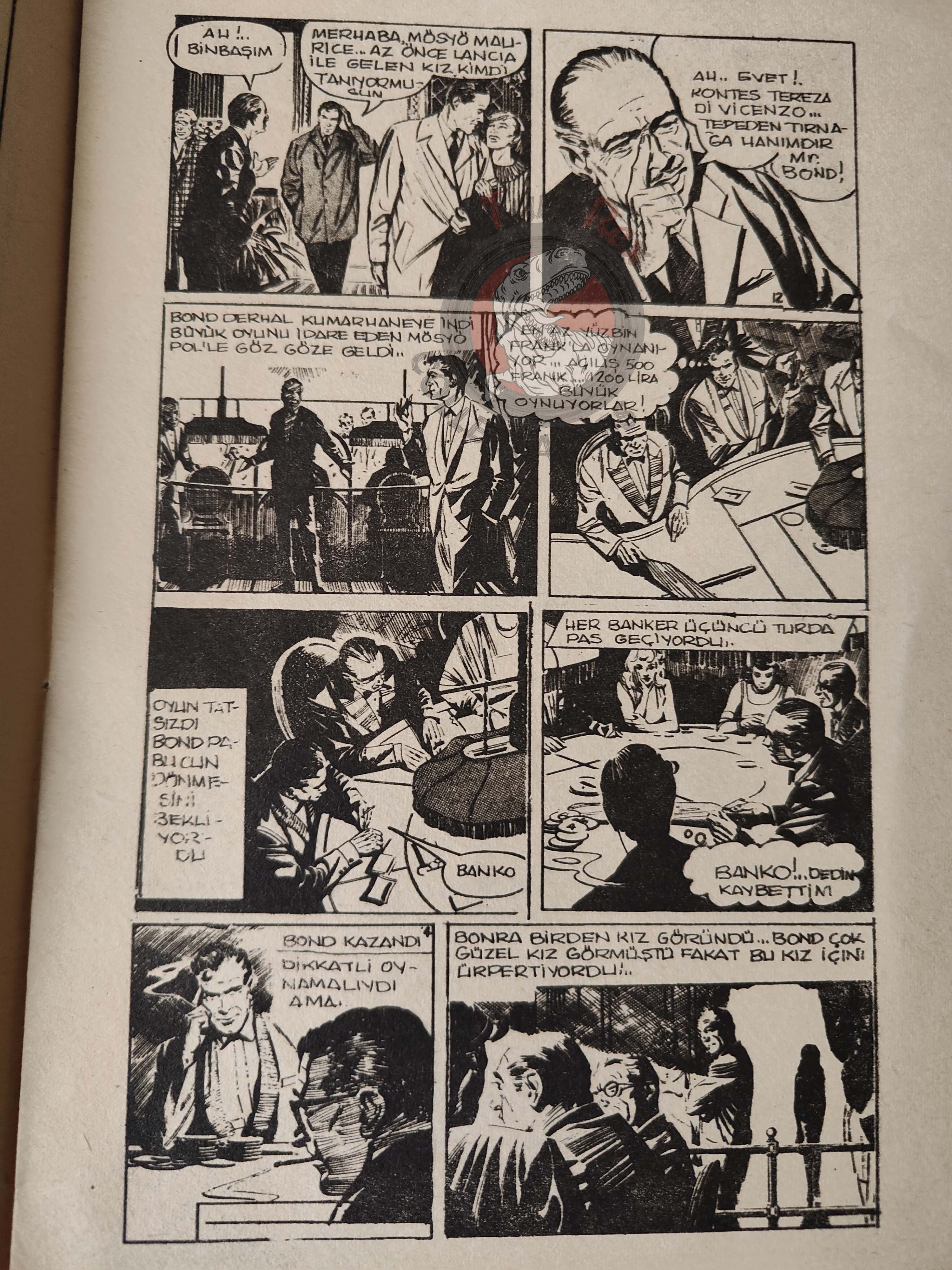 James Bond #1 On Her Majesty’s Secret Service 1967 Turkish Comic Turkey Daily Express