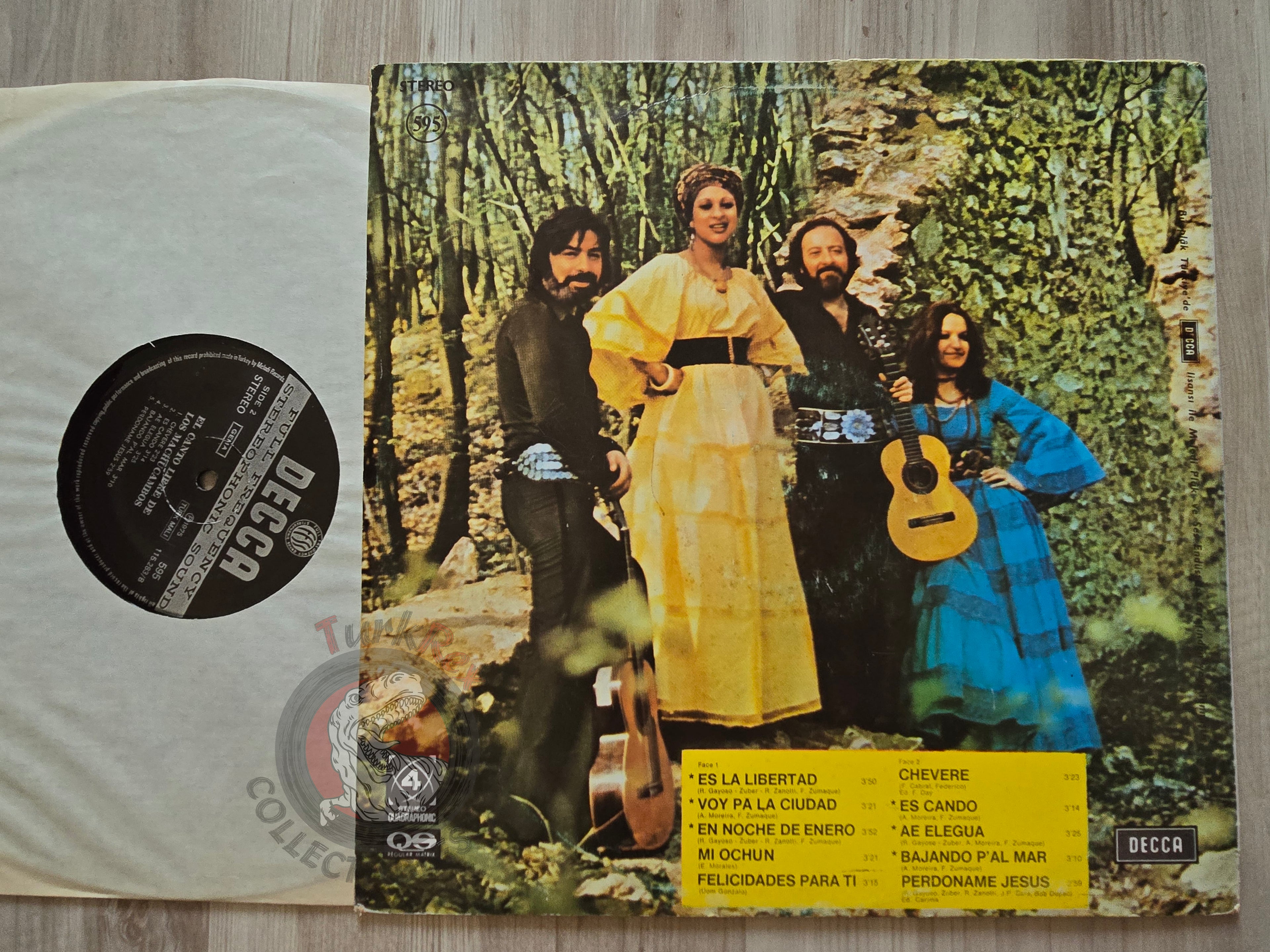 Los Machucambos – El Canto Libre De Los Machucambos Turkish Pressing Vinyl Turkey Edition