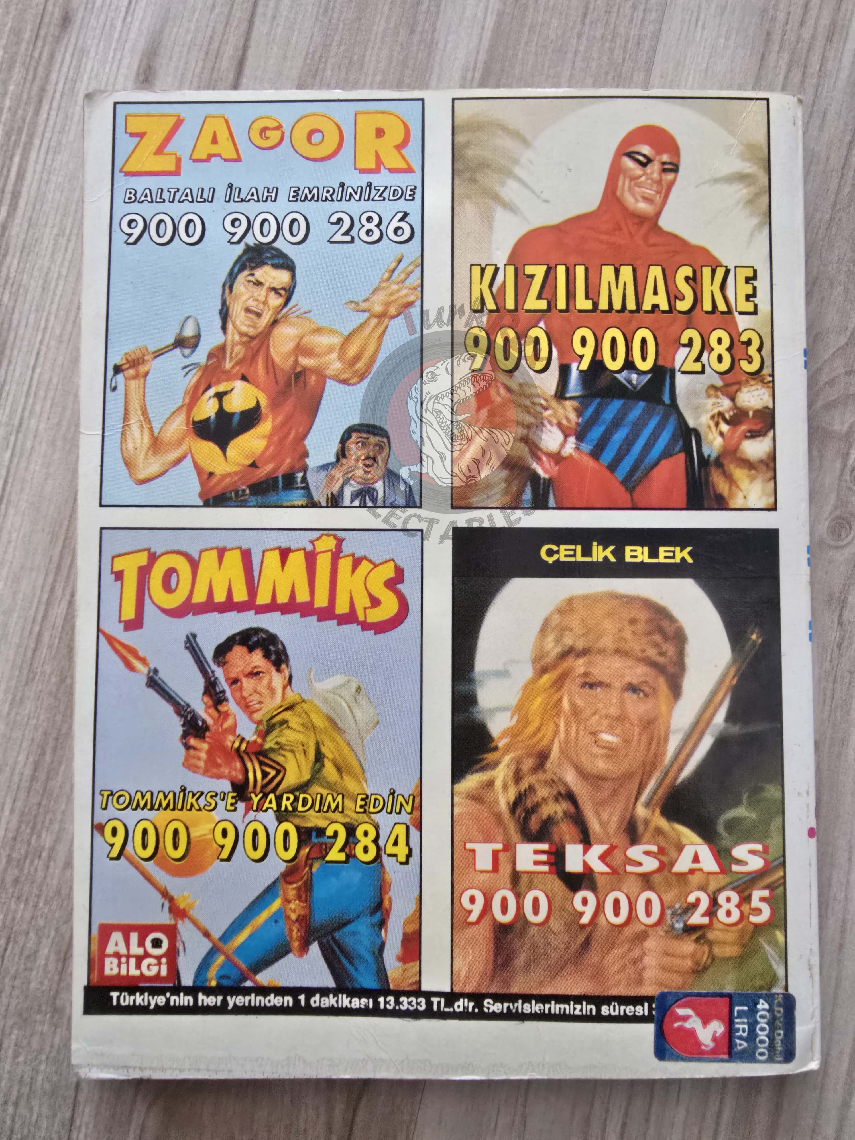 Martin Mystère #31 Il Piccolo Popolo 80s Turkish Comic Turkey #75 #76