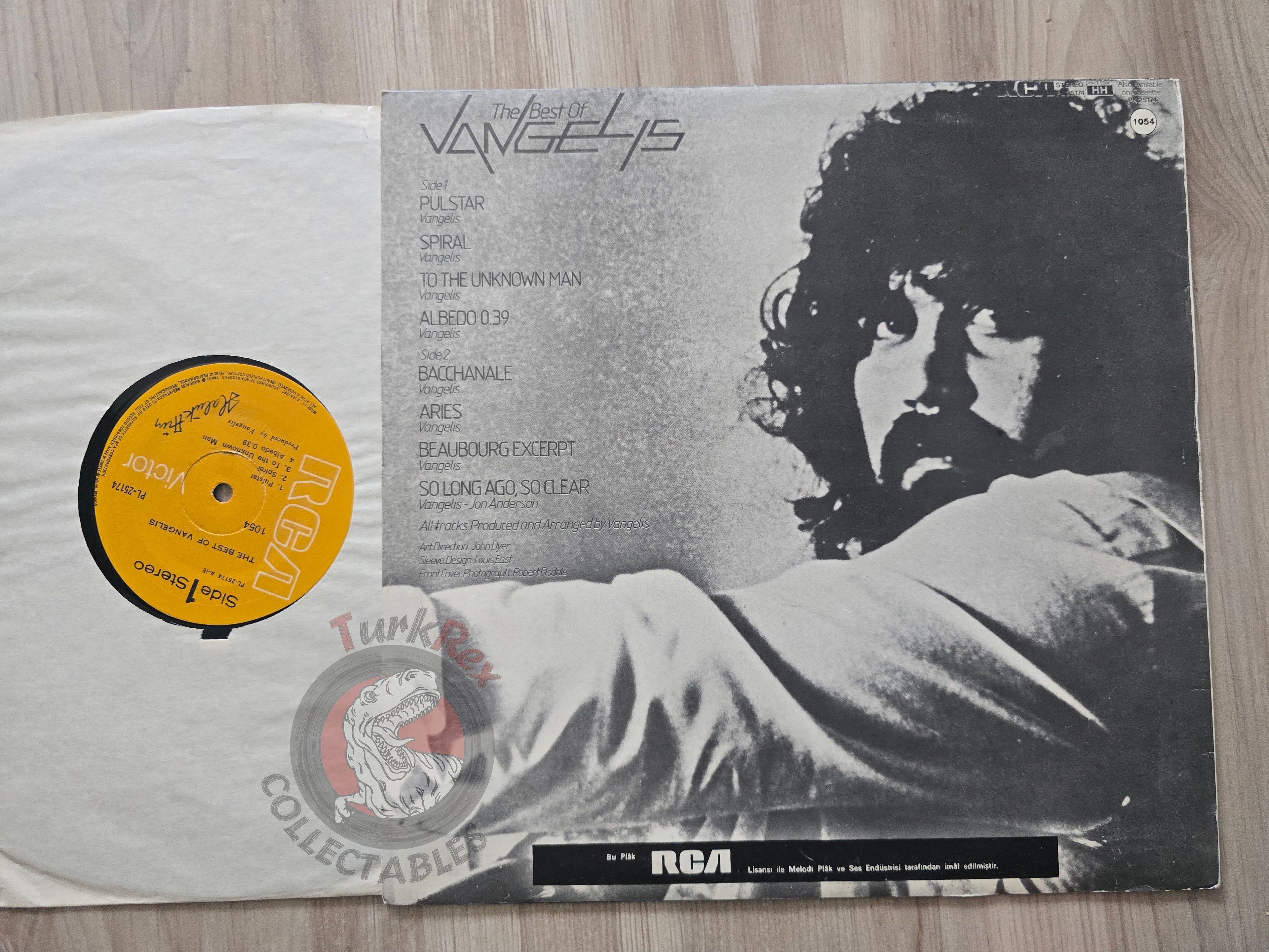 Vangelis – The Best Of Vangelis Turkish Pressing Vinyl Turkey Edition