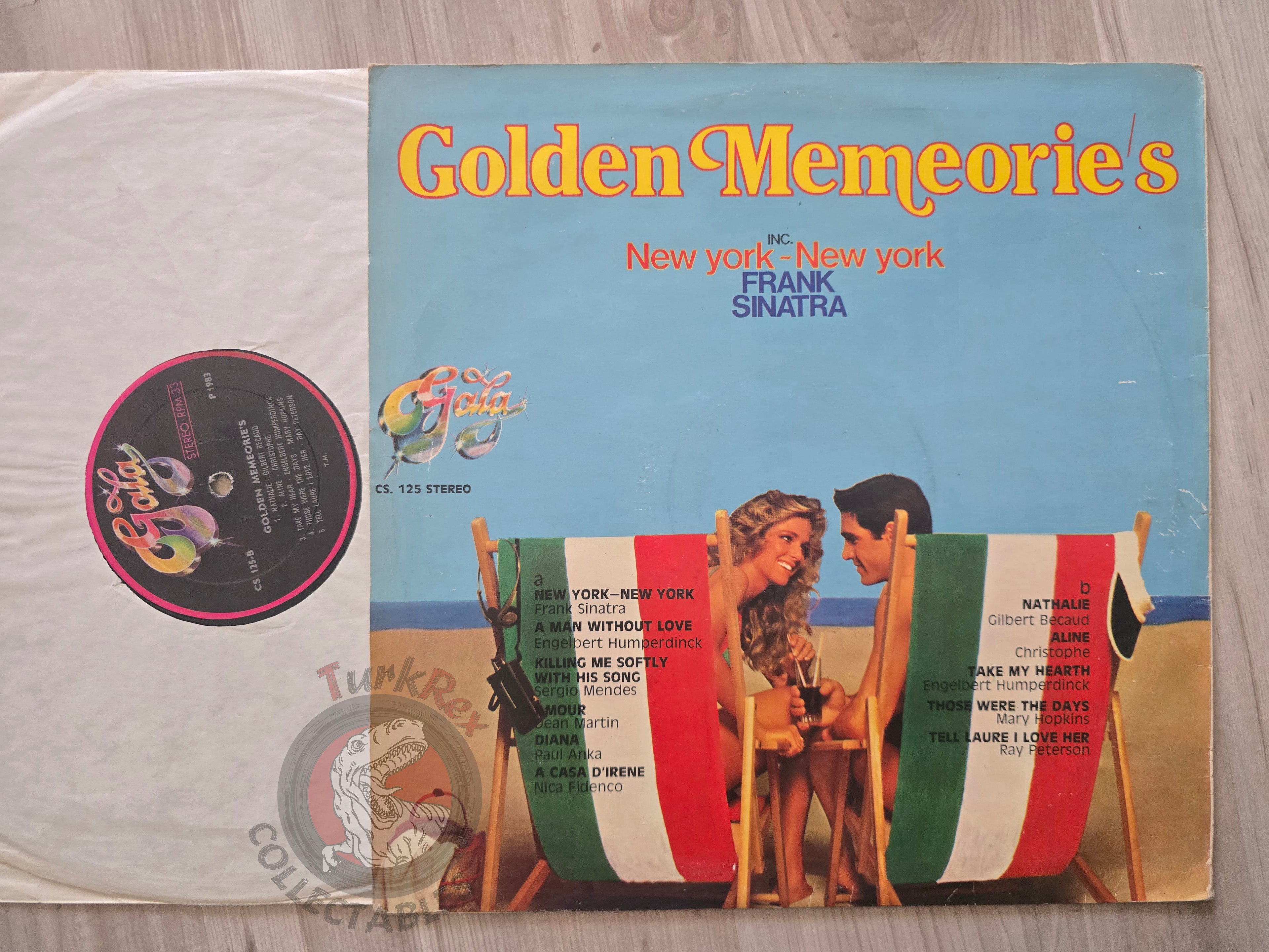 Various – Golden Memories Turkish Pressing Vinyl Turkey Edition