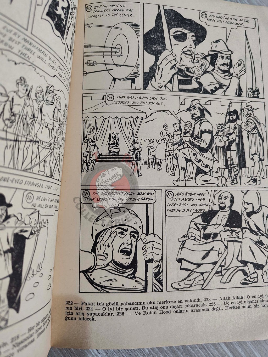 Robin Hood 1960s Turkish Comic Turkey Classics Illustrated