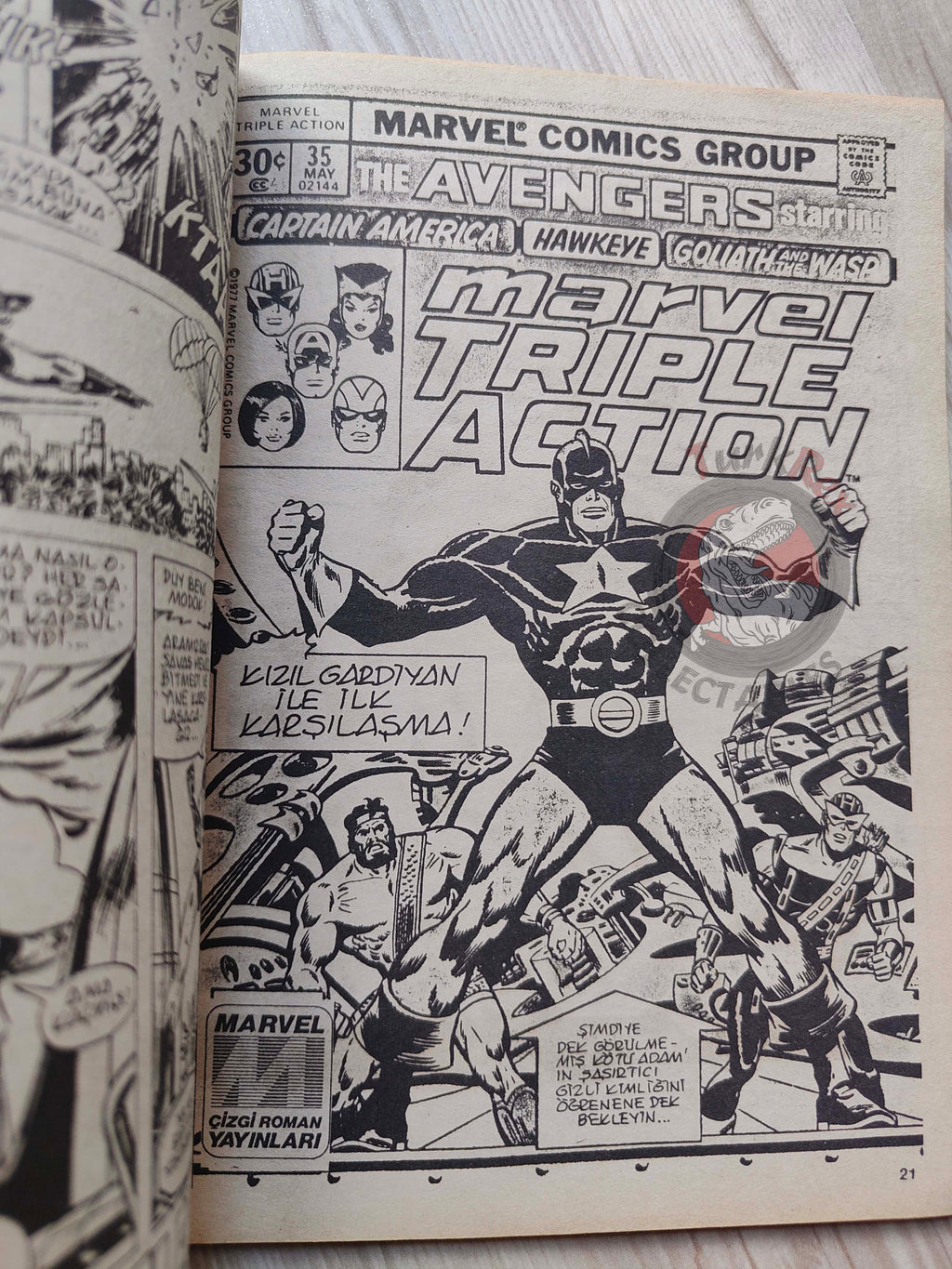Ms. Marvel #7 1988 Turkish Comic Turkey #10 The Avengers #41 X-Men
