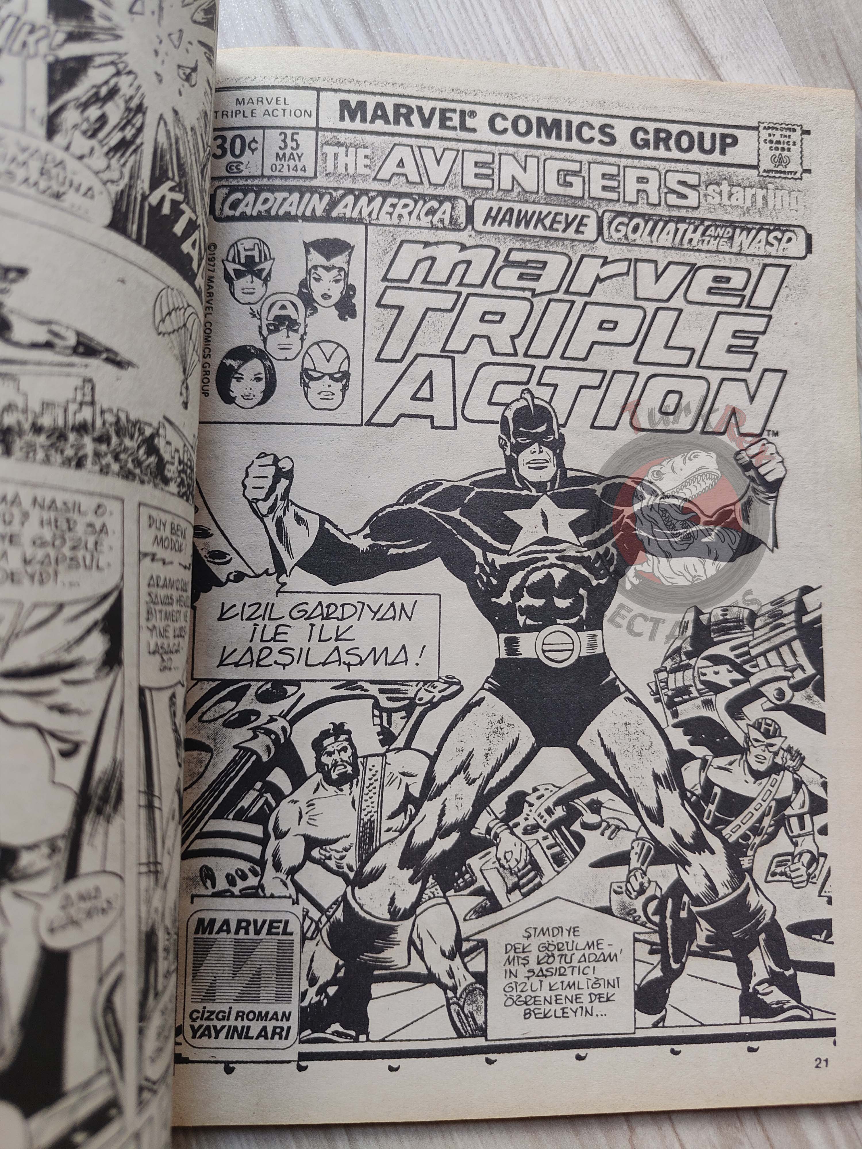 Ms. Marvel #7 1988 Turkish Comic Turkey #10 The Avengers #41 X-Men