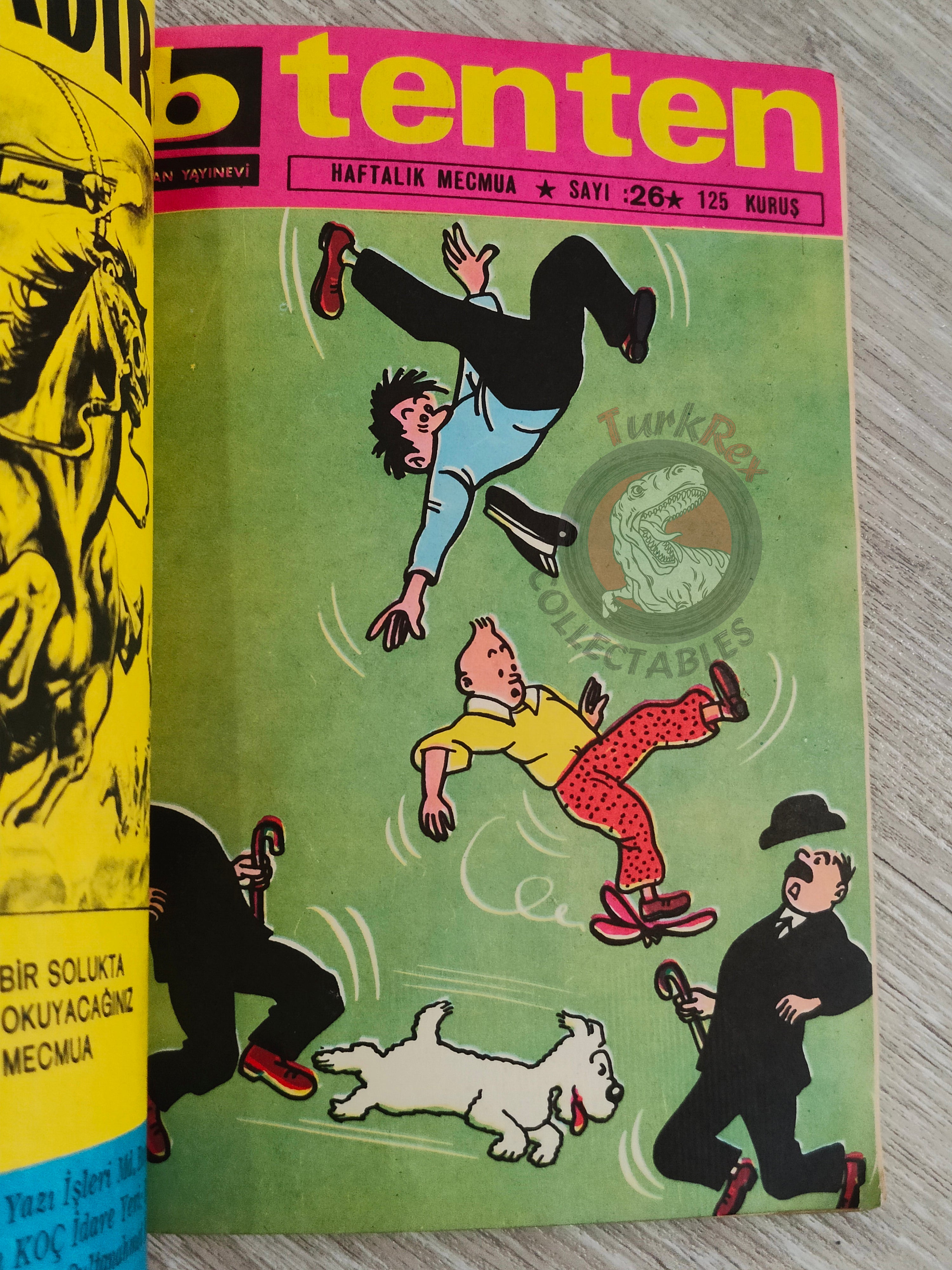 Tintin – Destination Moon 1972 Turkish Edition Comic Turkey