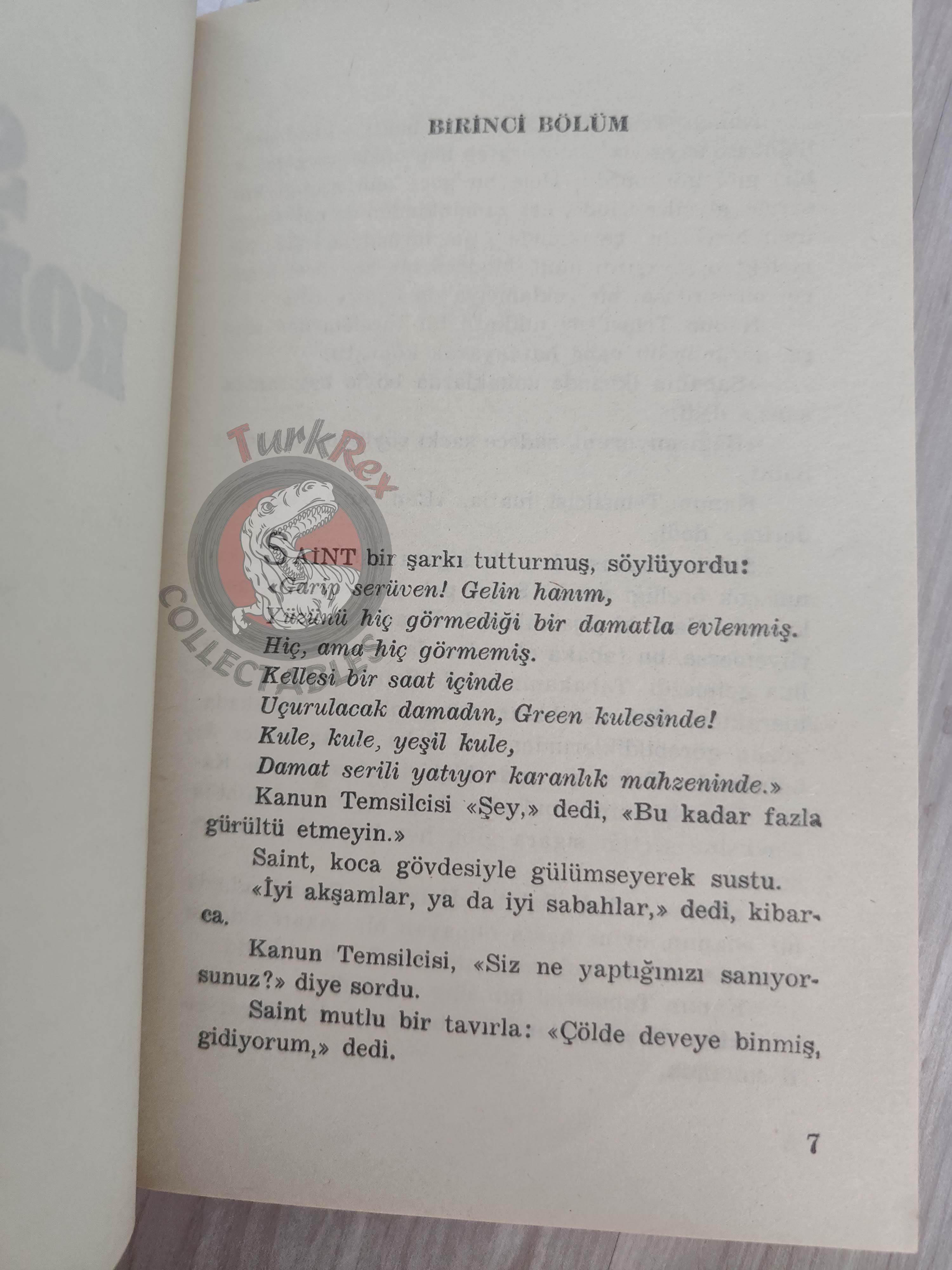 Leslie Charteris – Saint: Knight Templar 1971 1st Turkish Book Turkey