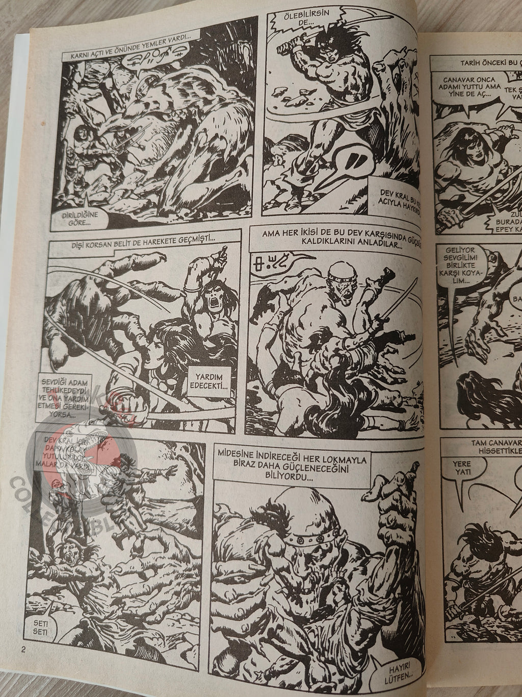 Conan The Barbarian #10 2001 Turkish Comic Turkey #92 #93 #94 #95