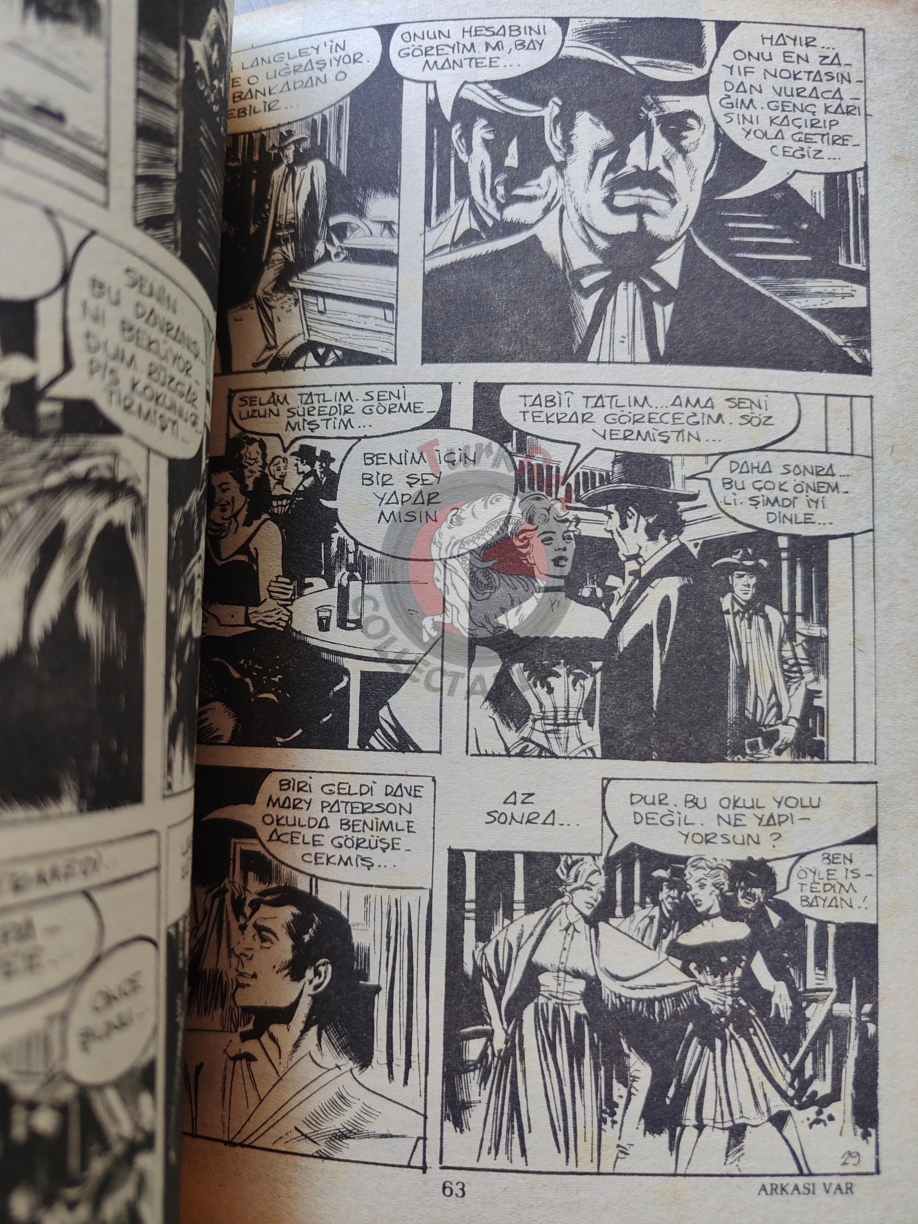 Zorro #7 1980s Turkish Comic Turkey Il Segno di Zorro