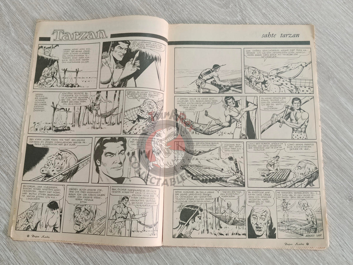 Doğan Kardeş 1971 Magazine #36 Turkish Comic Turkey Sinbad the Sailor Alice In Wonderland
