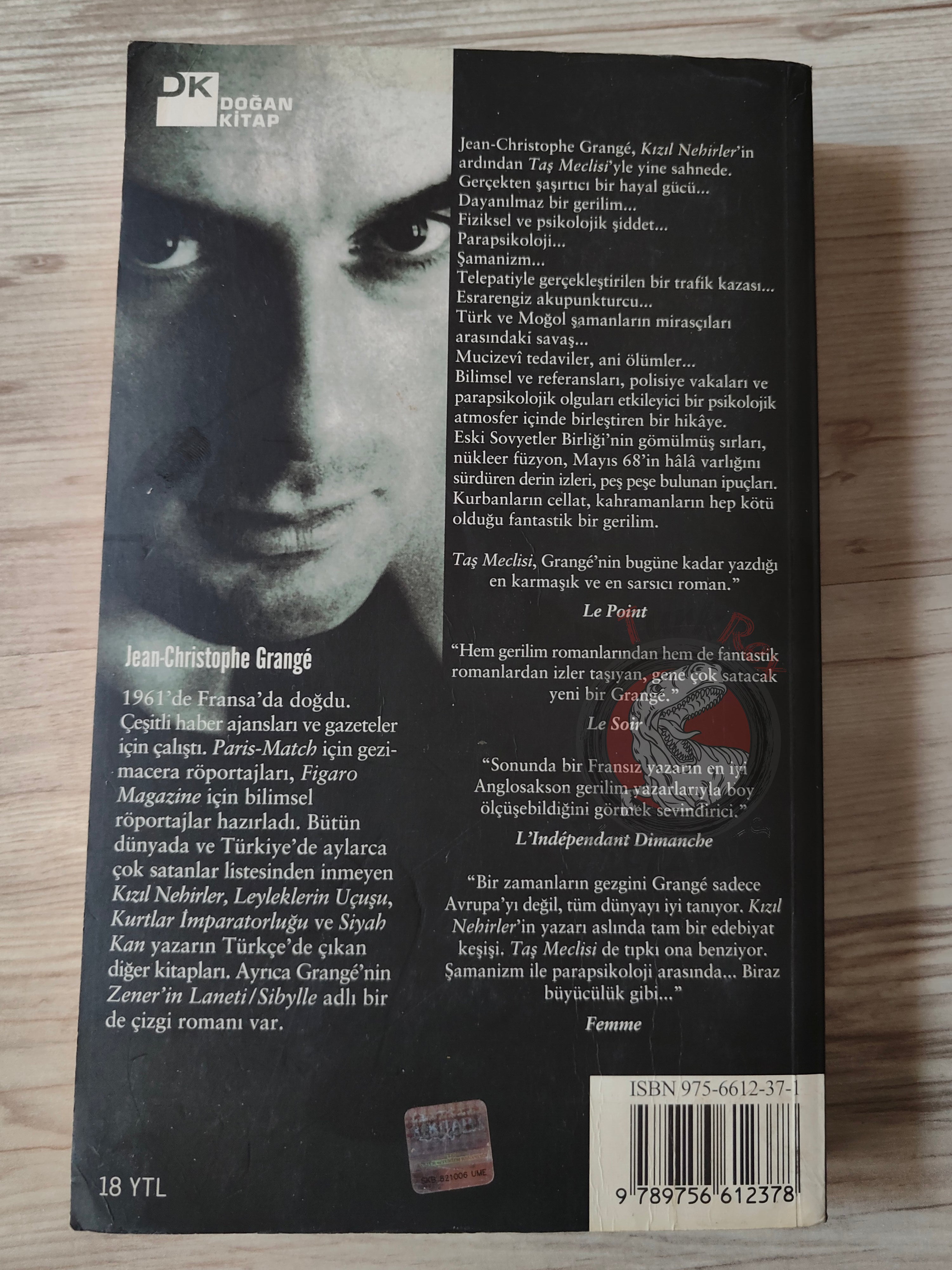 Jean-Christophe Grangé – The Stone Council 2006 Turkish Book Turkey