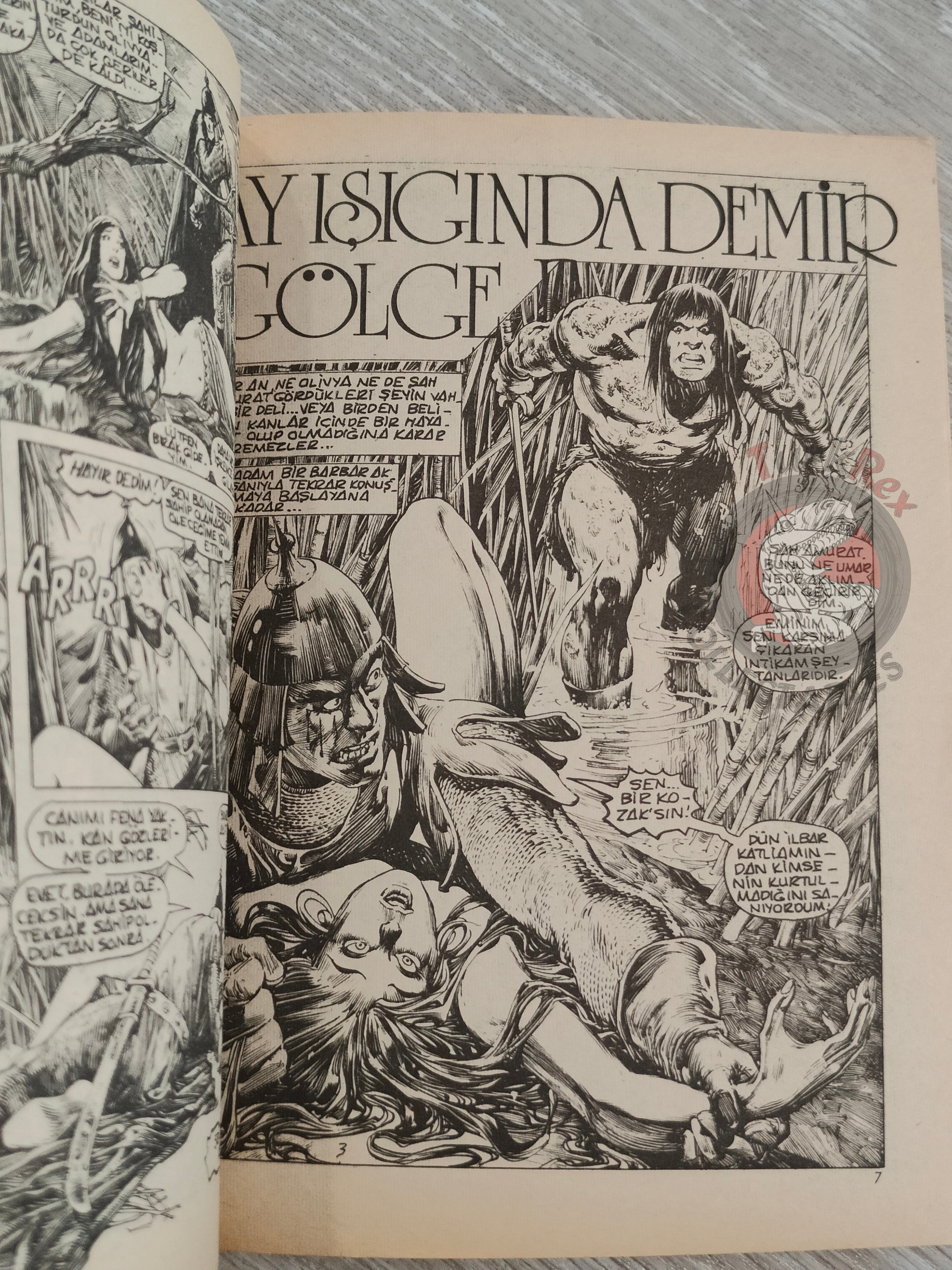 Conan #11 1983 The Savage Sword of Conan Issue #4 Turkish Comic Turkey