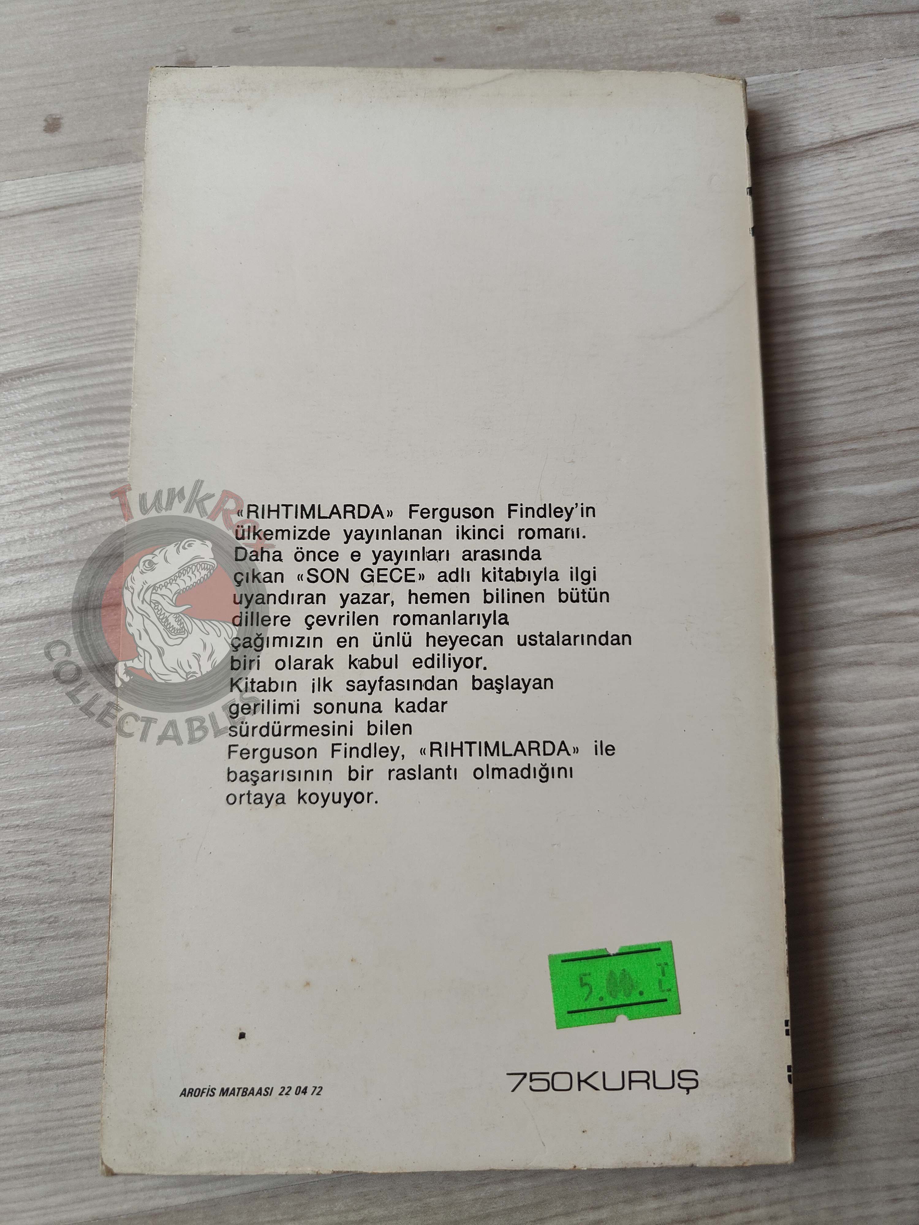 Ferguson Findley – Waterfront 1973 1st Turkish Book Turkey