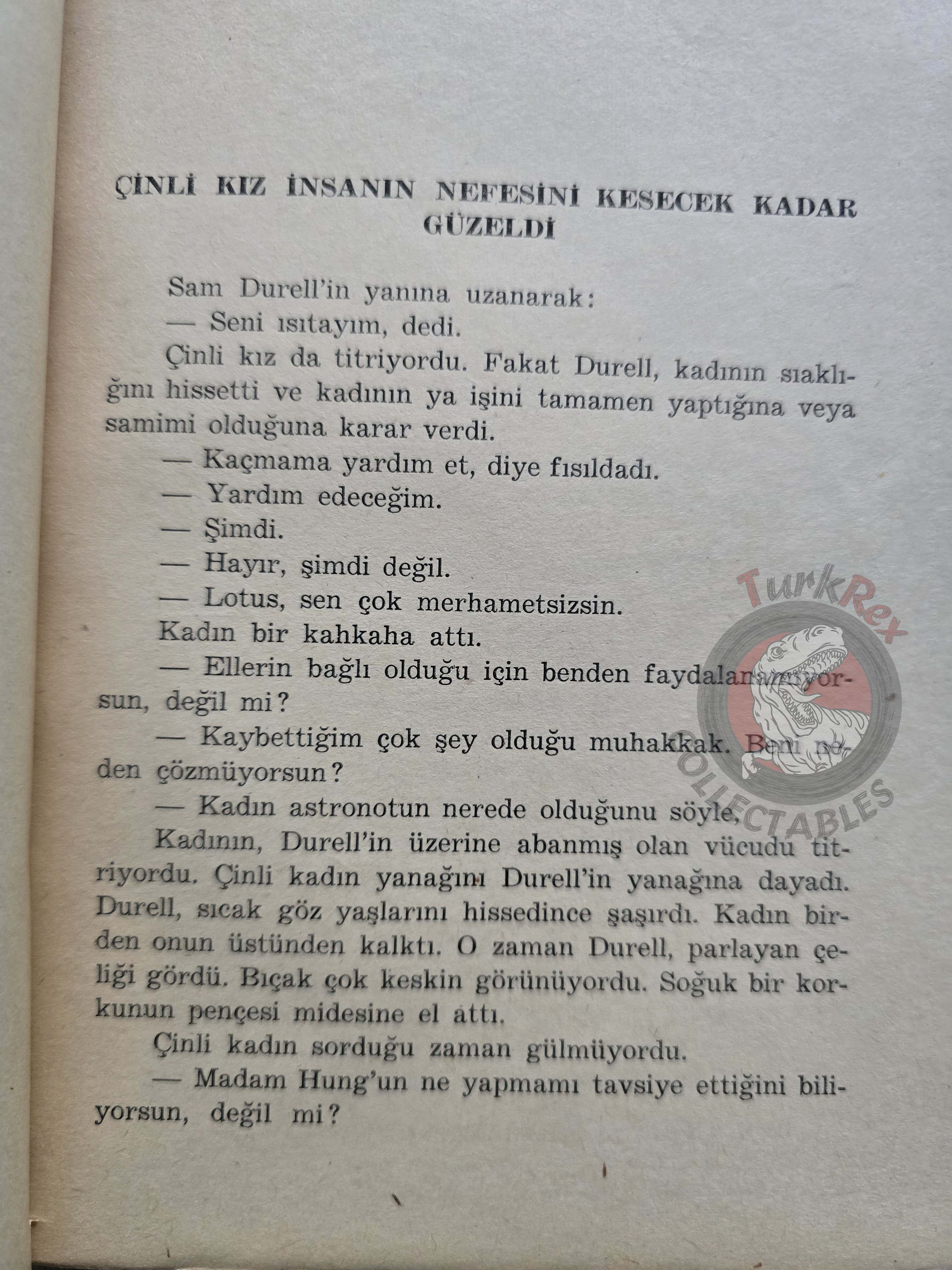 Edward Aarons – Sam Durell Assignment Moon Girl 1969 1st Turkish Book Turkey