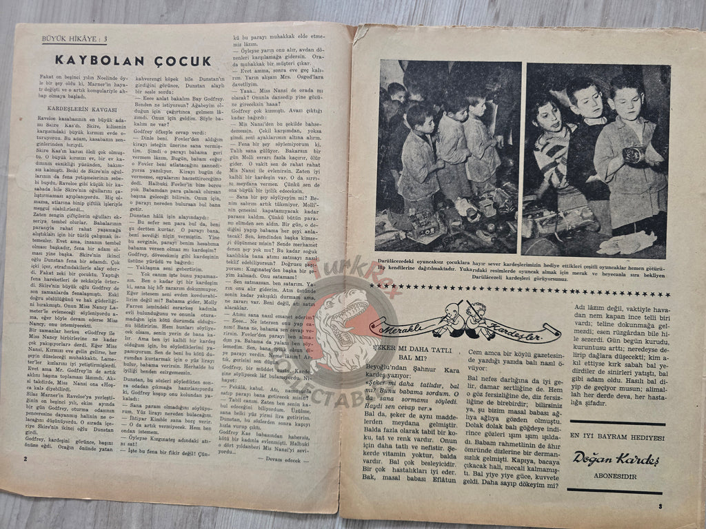 Doğan Kardeş 1952 Magazine #299 Turkish Comic Turkey