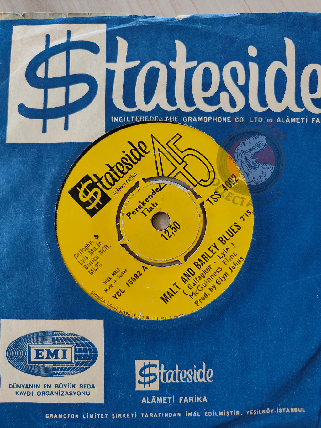 McGuinness Flint – Malt And Barley Blues 7" Turkish Pressing Vinyl Turkey Edition