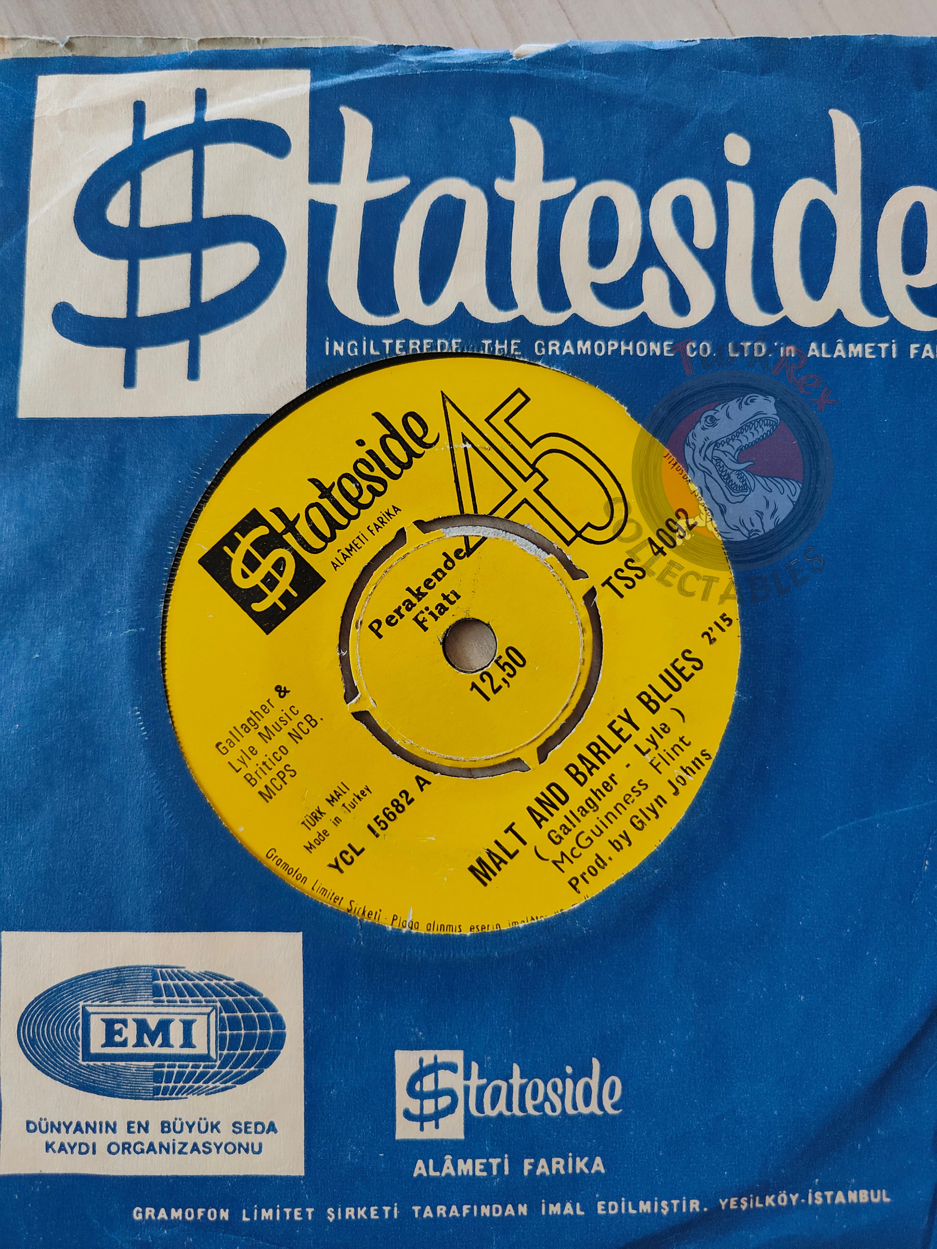McGuinness Flint – Malt And Barley Blues 7" Turkish Pressing Vinyl Turkey Edition