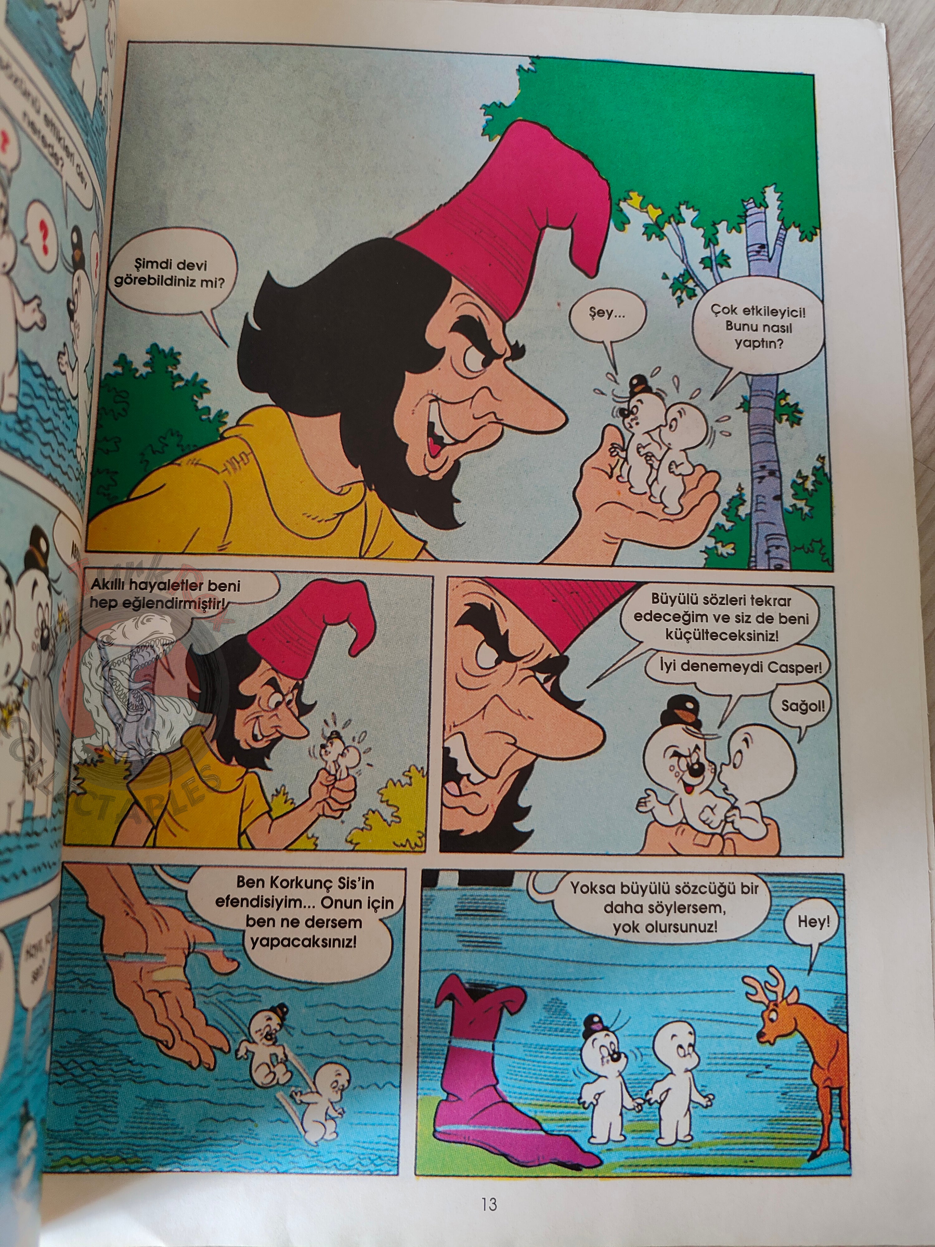 Casper the Friendly Ghost Magazine – Issue #15 1996 Turkish Comic Turkey