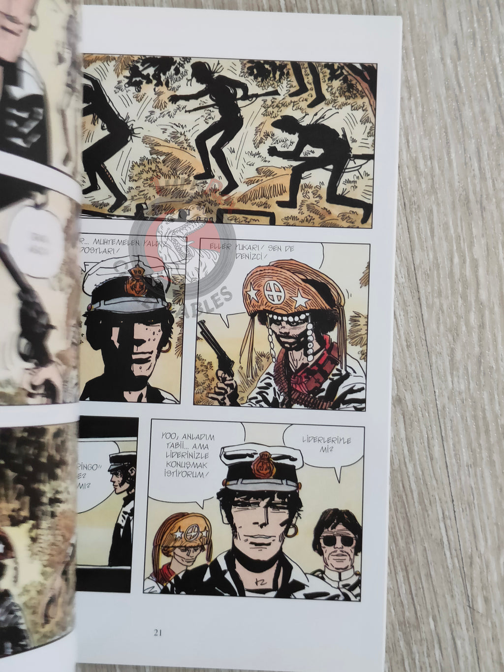 Corto Maltese – Samba avec Tir Fixe Turkish Comic Turkey