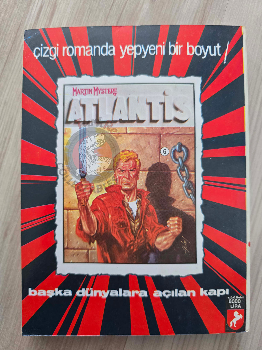 Martin Mystère #6 Il Teschio del Destino 80s Turkish Comic Turkey #11 #13