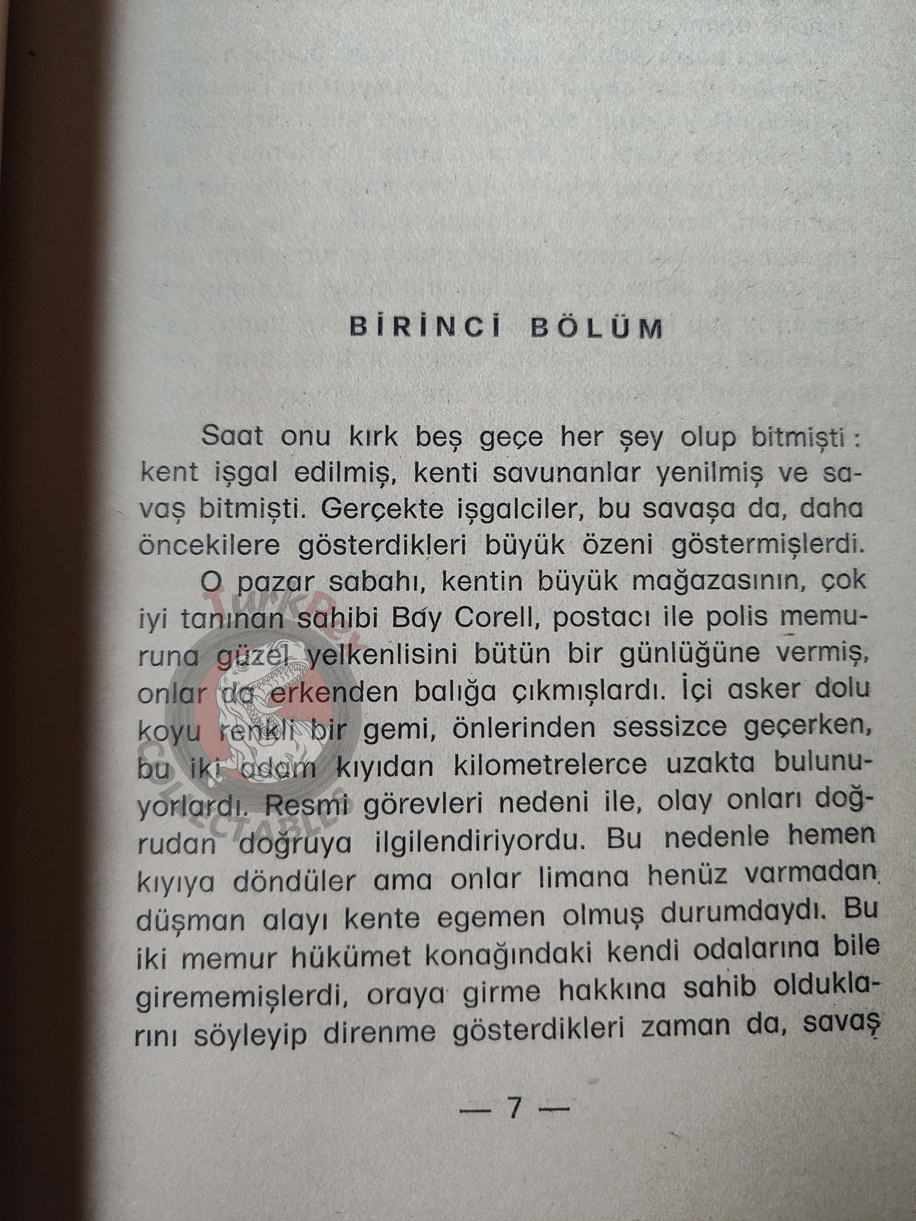 John Steinbeck – The Moon is Down 1977 Turkish Book Turkey