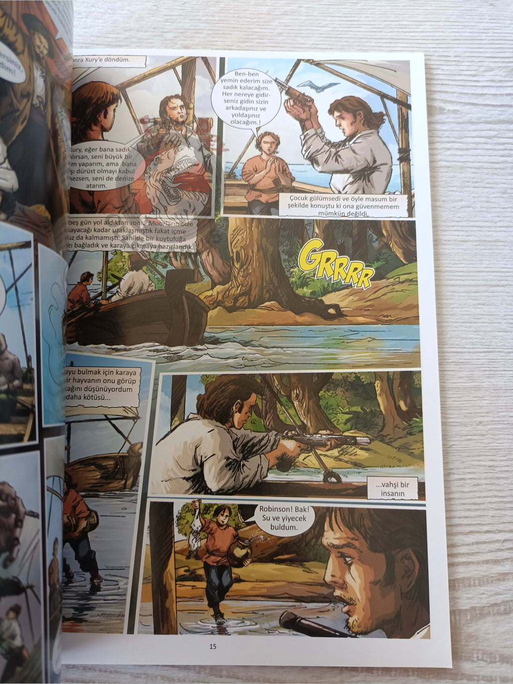 Robinson Crusoe – Daniel Defoe Turkish Comic Turkey Campfire Classics