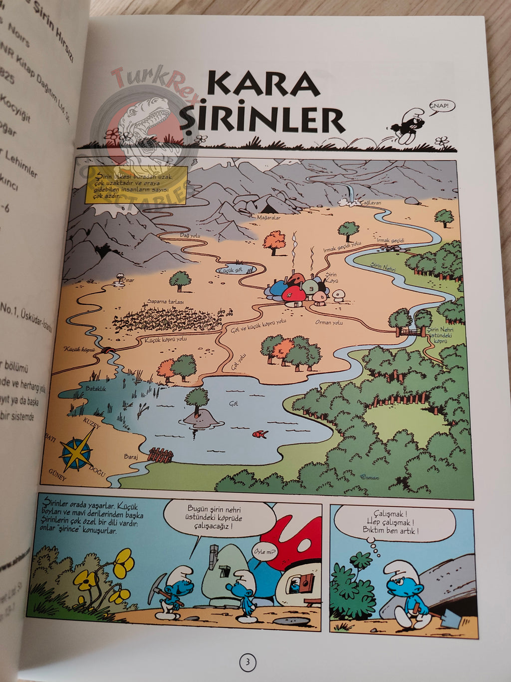 The Smurfs #1 The Black Smurfs 2011 Turkish Comic Turkey Schtroumpf