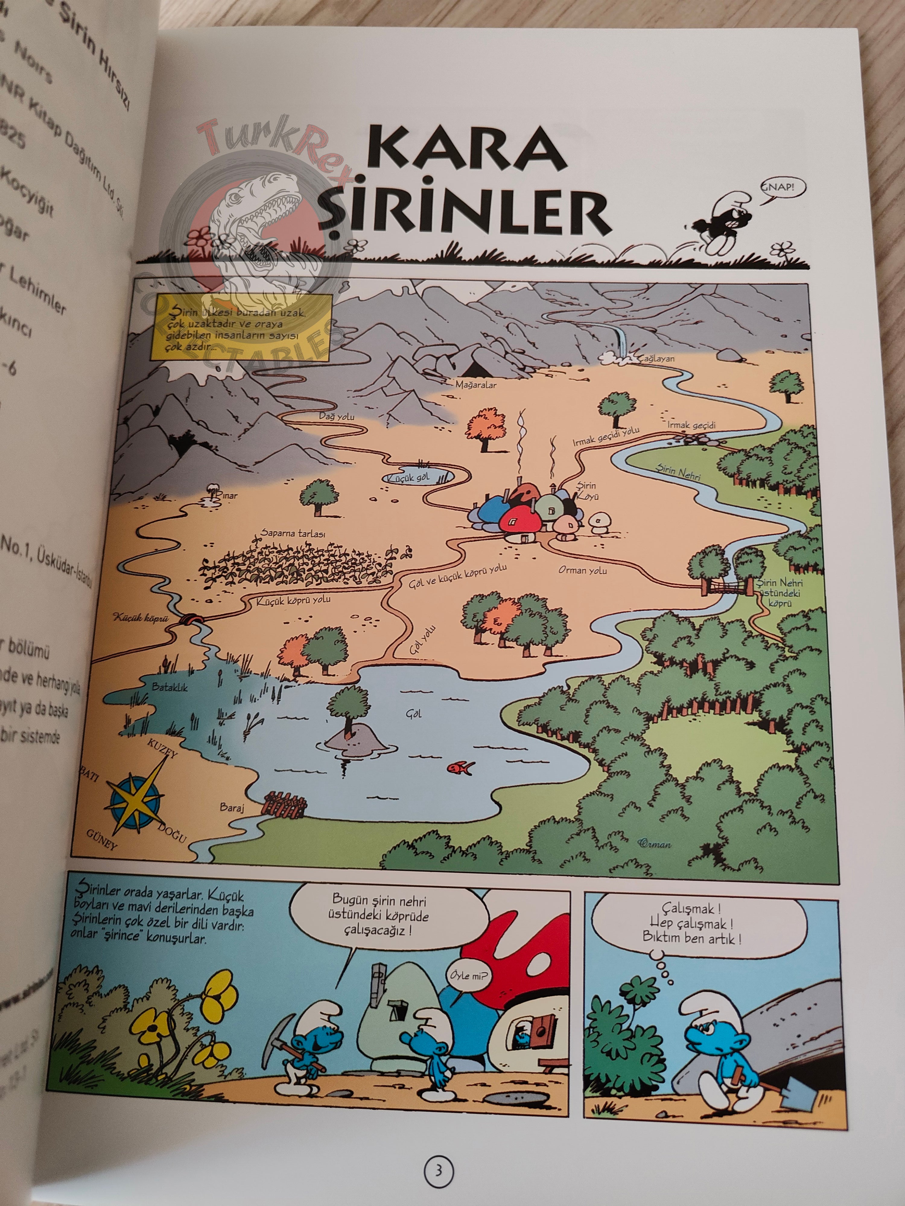 The Smurfs #1 The Black Smurfs 2011 Turkish Comic Turkey Schtroumpf