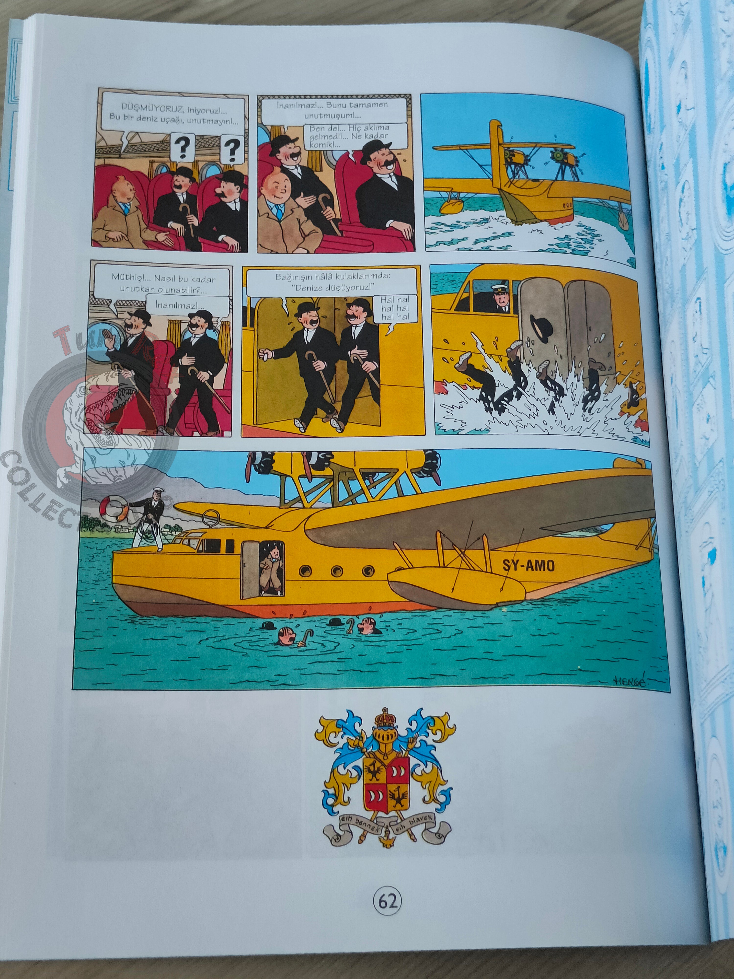 Tintin – King Ottokar's Sceptre 1998 Turkish Edition Comic Turkey 2nd YKY