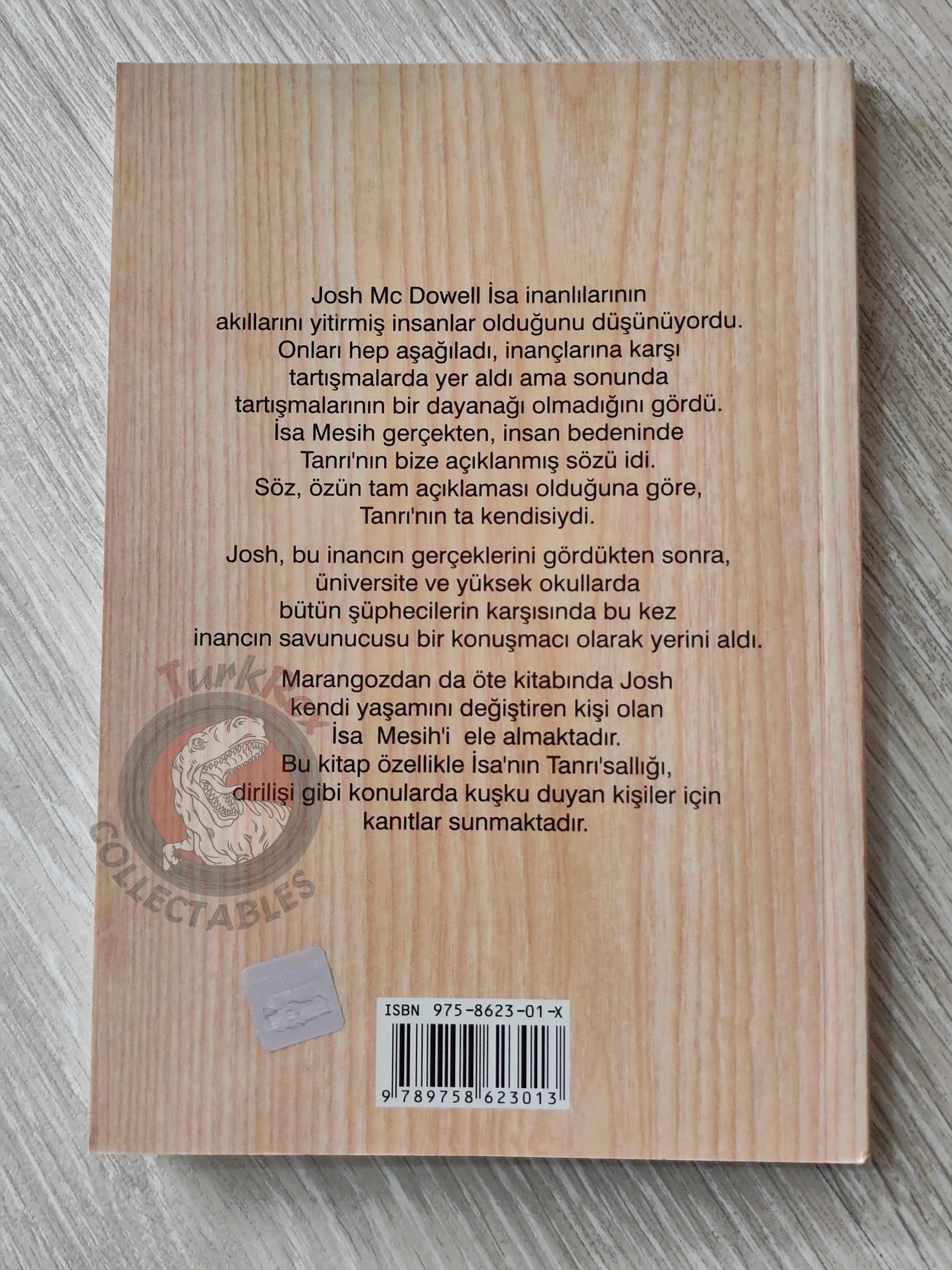 Josh McDowell – More Than a Carpenter 2002 Turkish Book Turkey