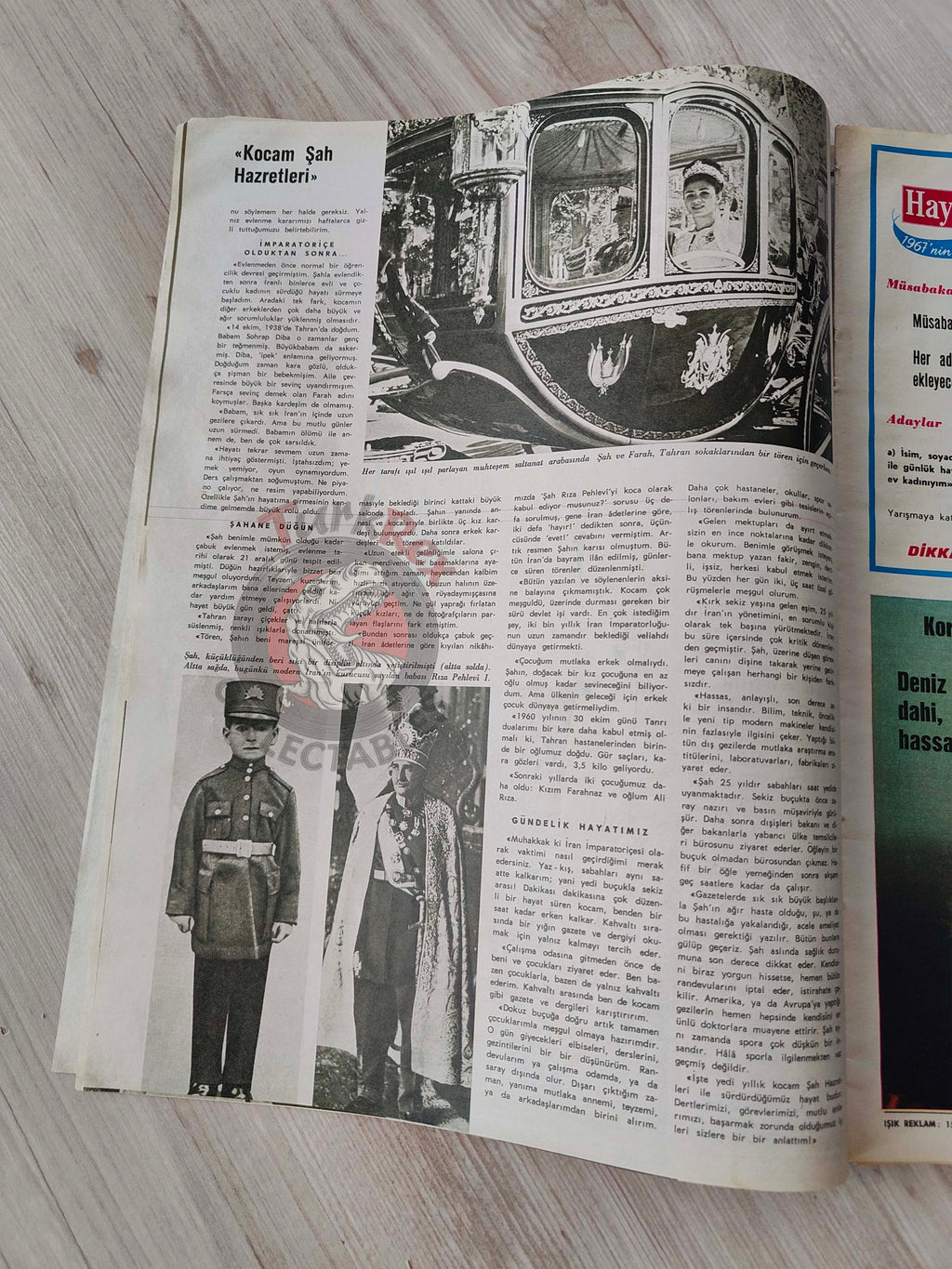 Hayat 1967 The Shah of Iran Turkish Mag Turkey Mohammad Reza Pahlavi Stalin’s Daughter King Faisal of Saudi Arabia