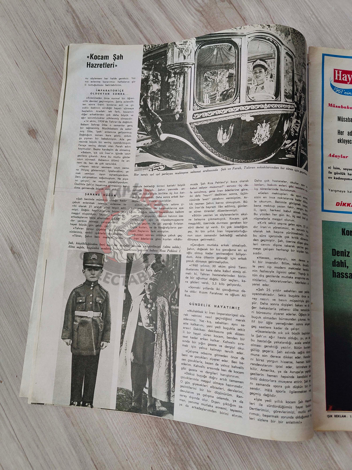 Hayat 1967 The Shah of Iran Turkish Mag Turkey Mohammad Reza Pahlavi Stalin’s Daughter King Faisal of Saudi Arabia
