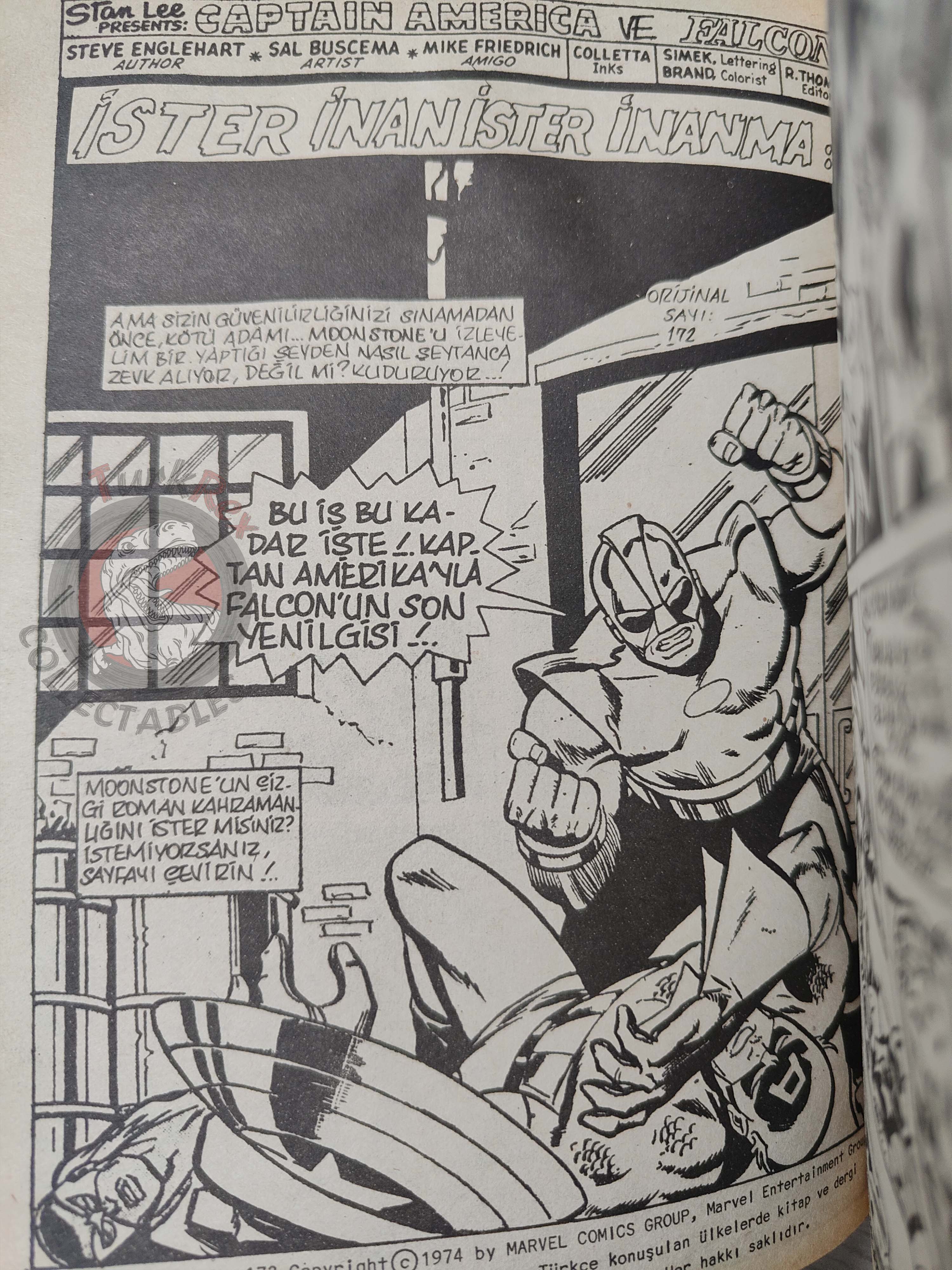 Captain America – Volume 3 1989 Turkish Comic Turkey Thor