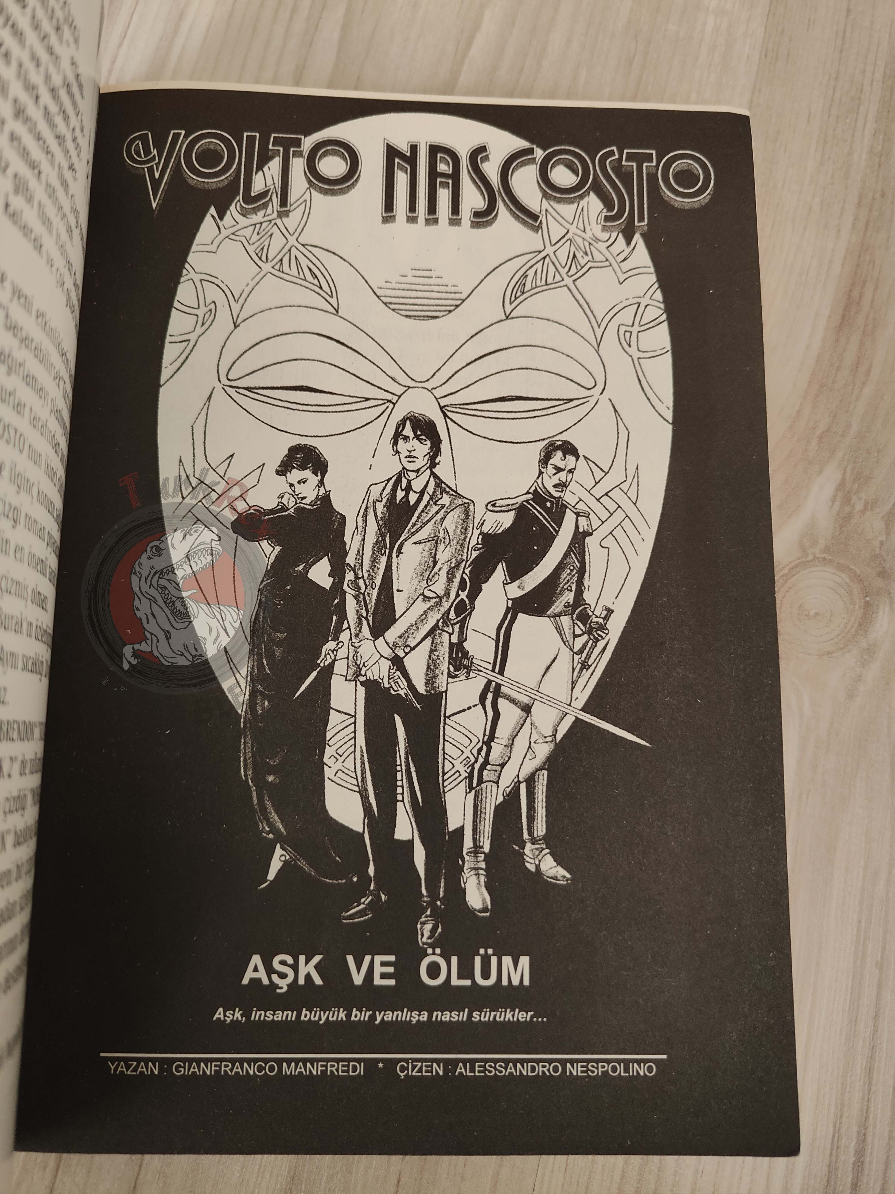 Volto Nascosto Vol #2 Amore e morte Turkish Comic Turkey Bonelli #3 #4