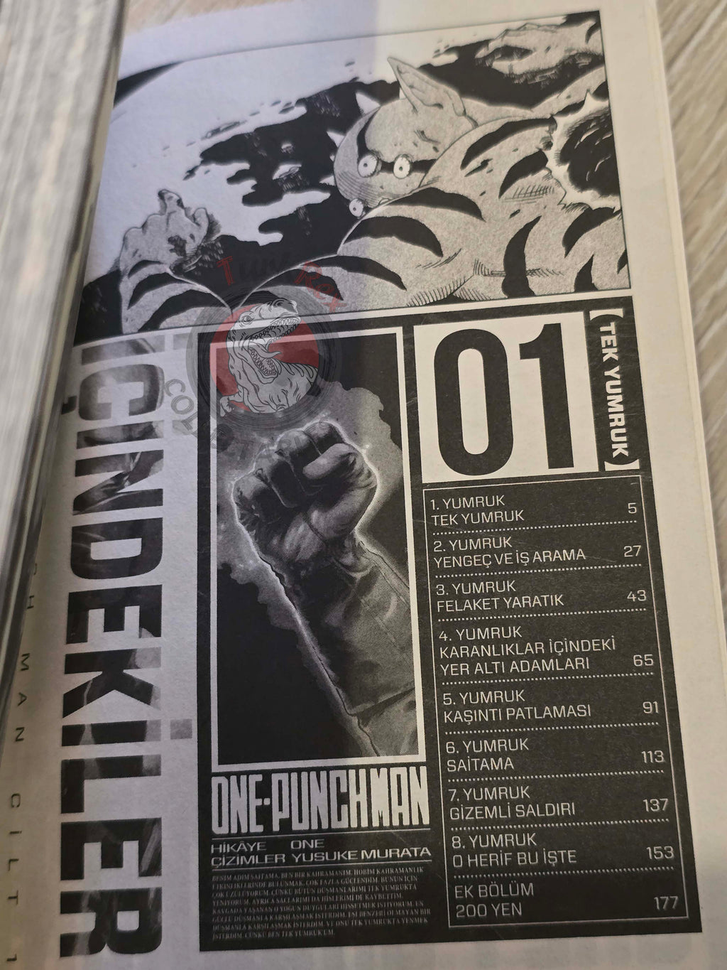 One-Punch Man #1 Turkish Comic Turkey Manga Yusuke Murata