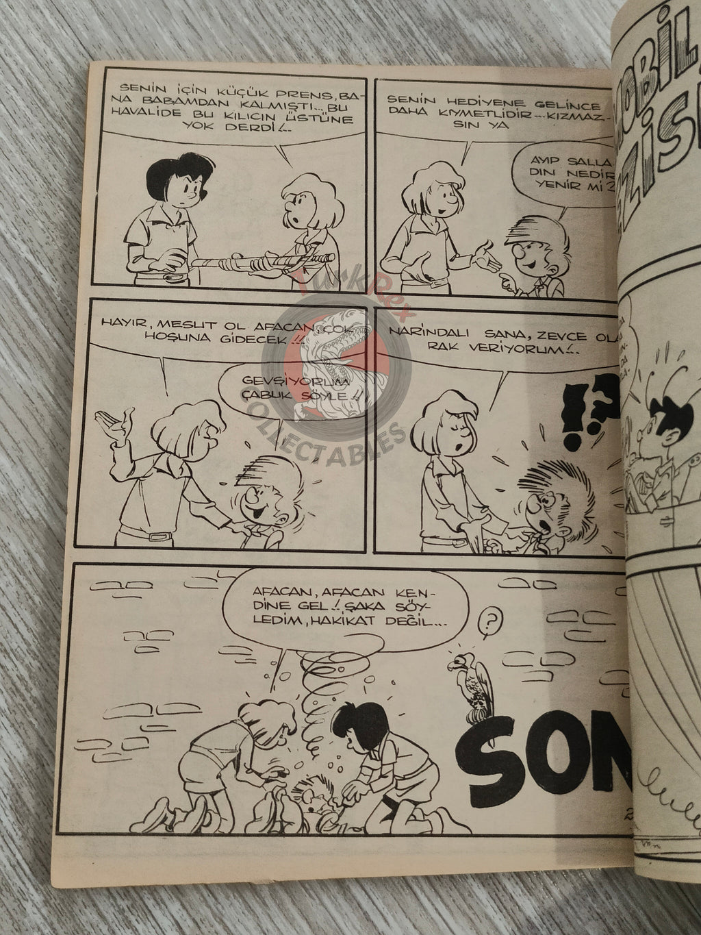 Johan et Pirlouit #18 1982 Turkish Comic Turkey  Le Sire de Montresor #8