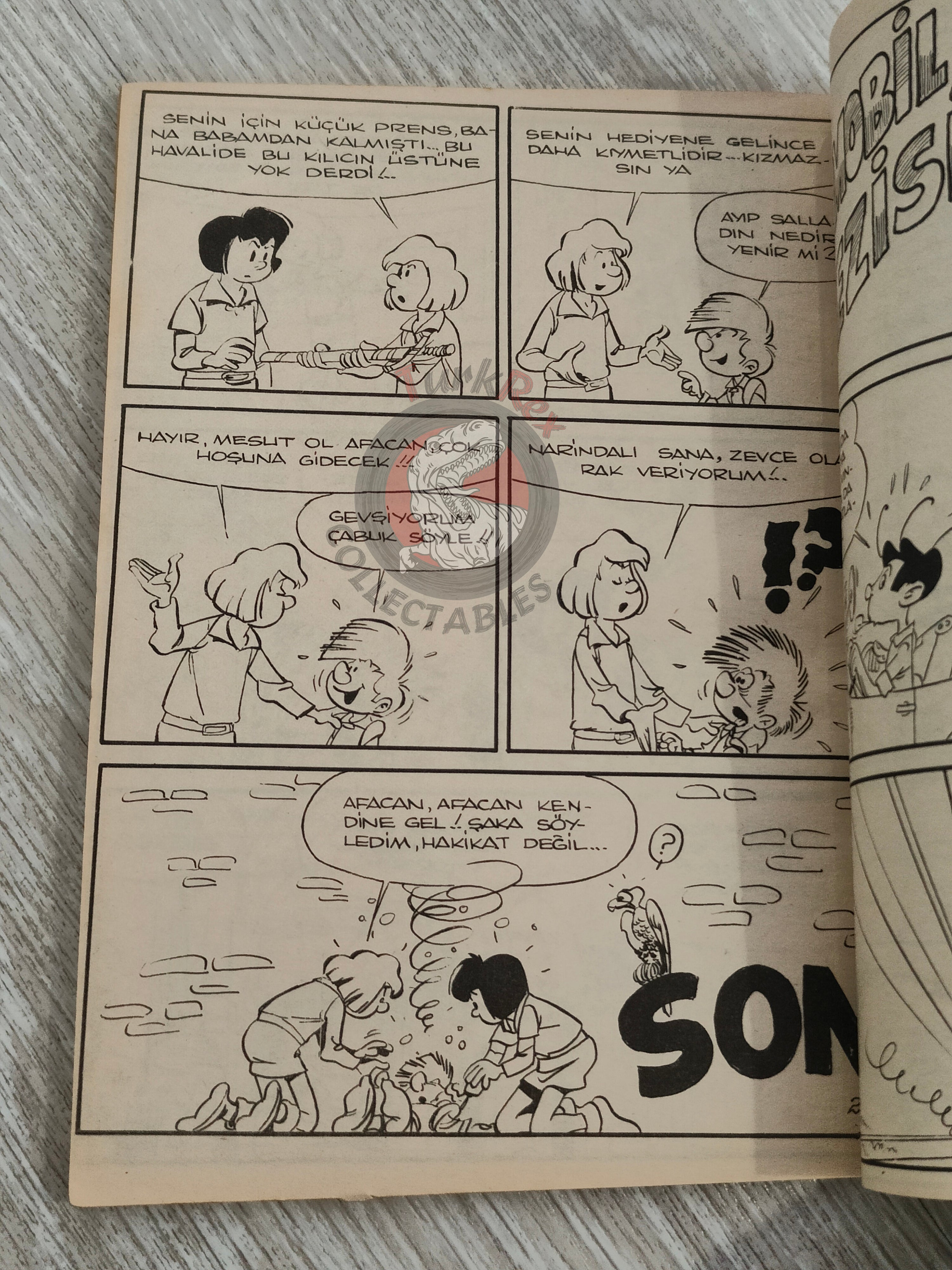 Johan et Pirlouit #18 1982 Turkish Comic Turkey  Le Sire de Montresor #8